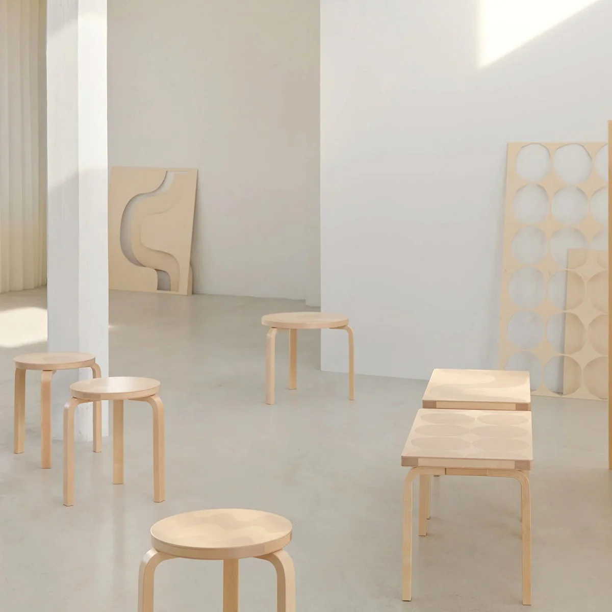 Artek + Marimekko Alvar Aalto Table 90D Seireeni - 90th Anniversary Edition - Image 7