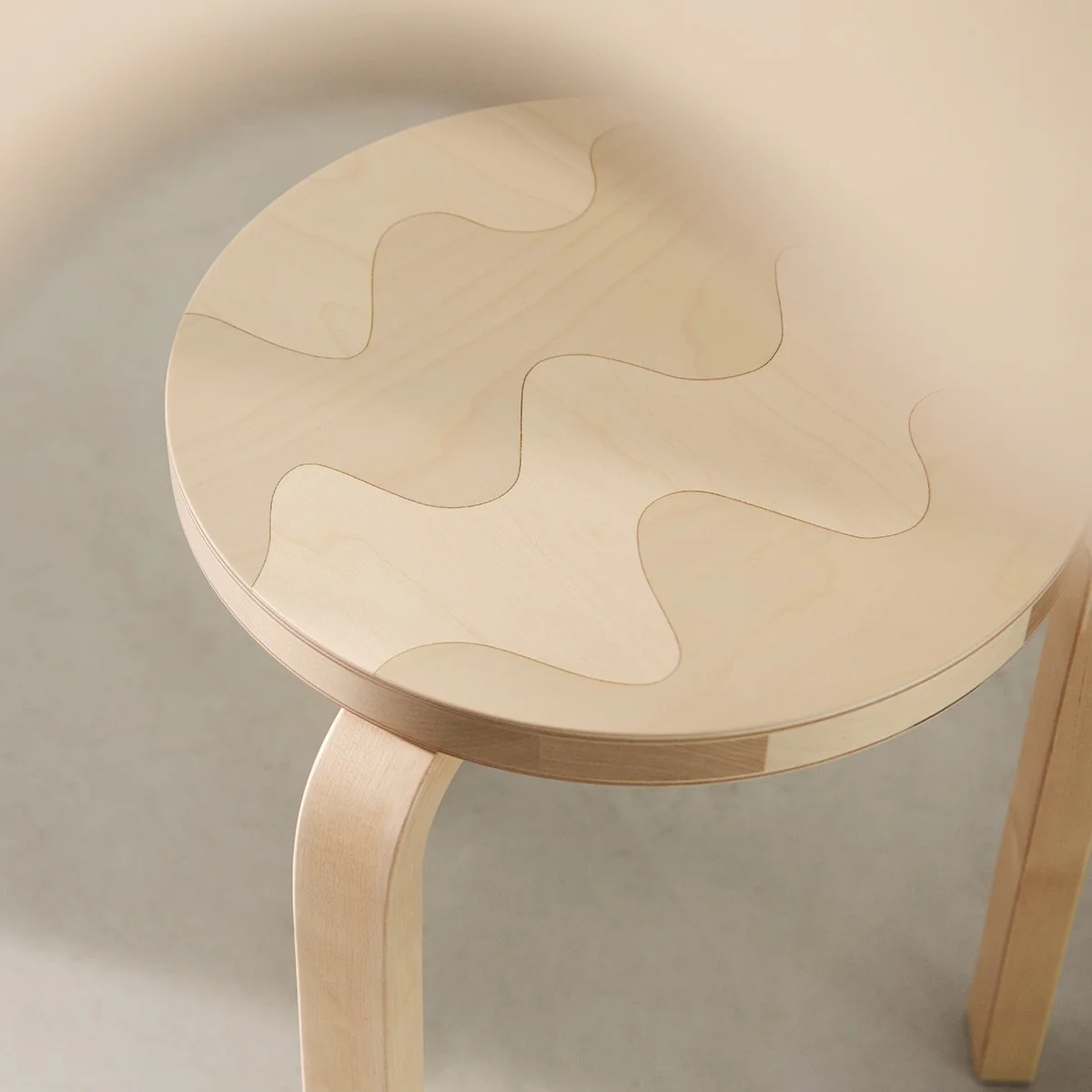 Artek + Marimekko Alvar Aalto Stool 60 Lokki - 90th Anniversary Edition - Image 5