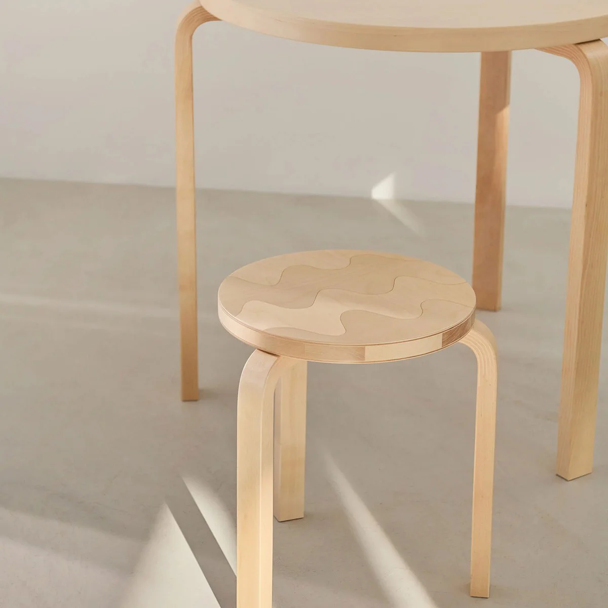 Artek + Marimekko Alvar Aalto Stool 60 Lokki - 90th Anniversary Edition - Image 6