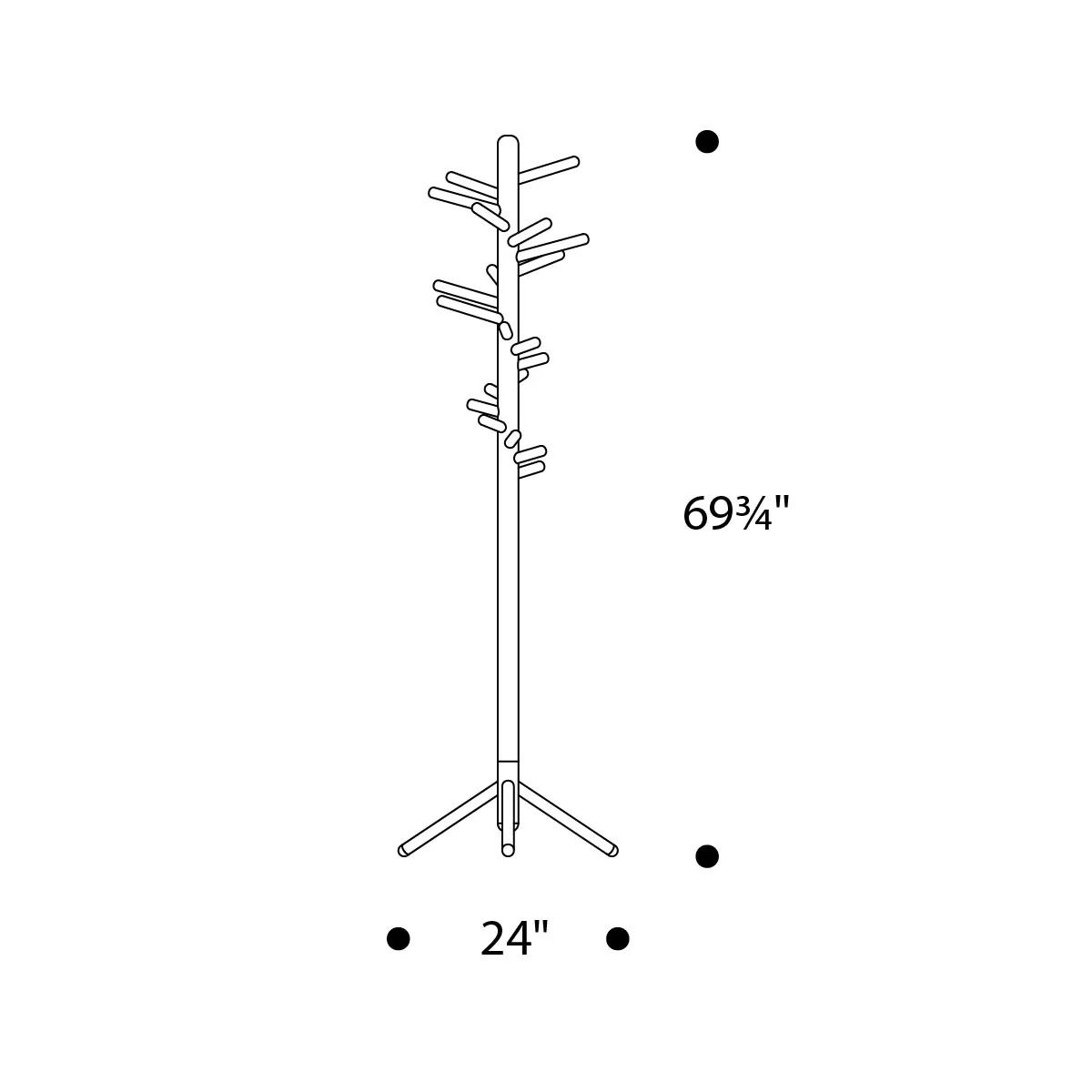 Artek Clothes Tree 160 - Image 3