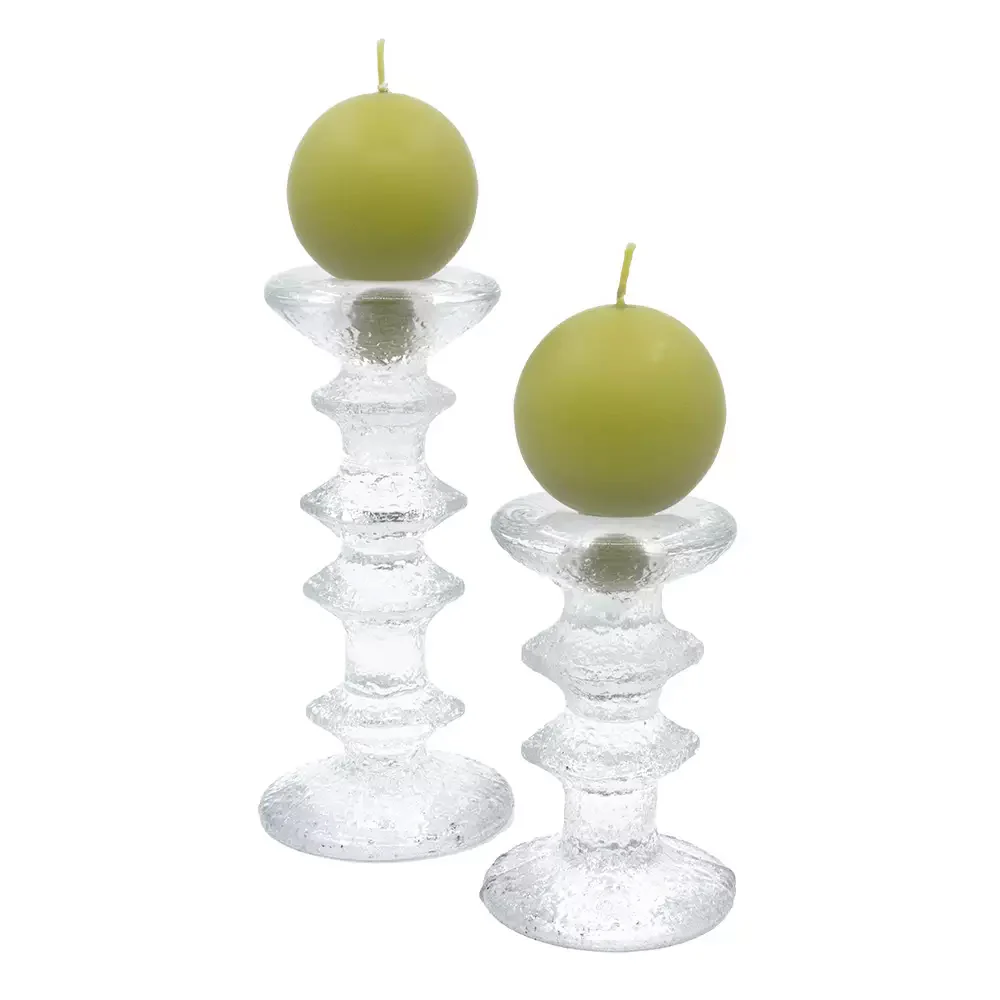 Festivo Olive Ball Candles - Set of 2 - Image 3