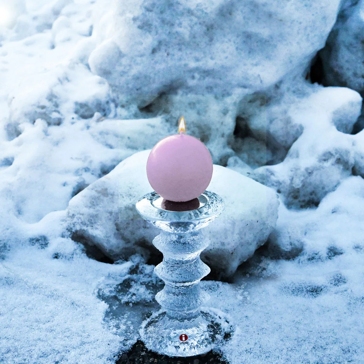 Festivo Plum Ball Candles - Set of 2 - Image 4