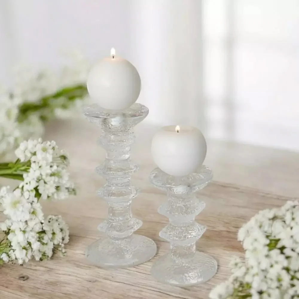 Festivo White Ball Candles - Set of 2 - Image 4
