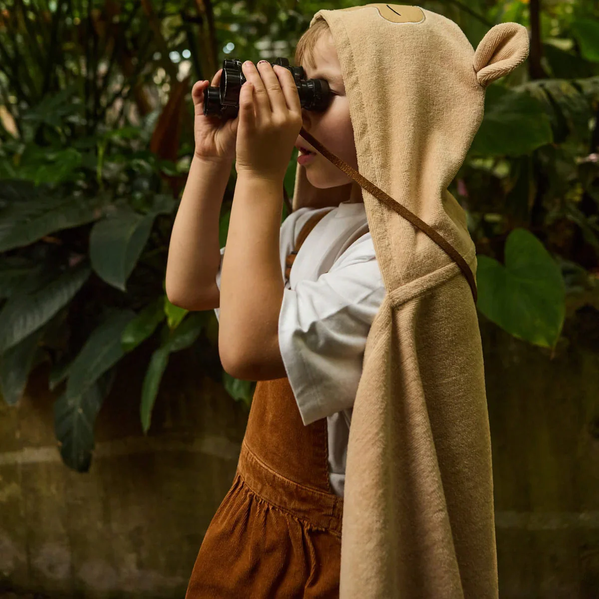 Finlayson Apina Light Brown Hooded Children's Towel - Image 4