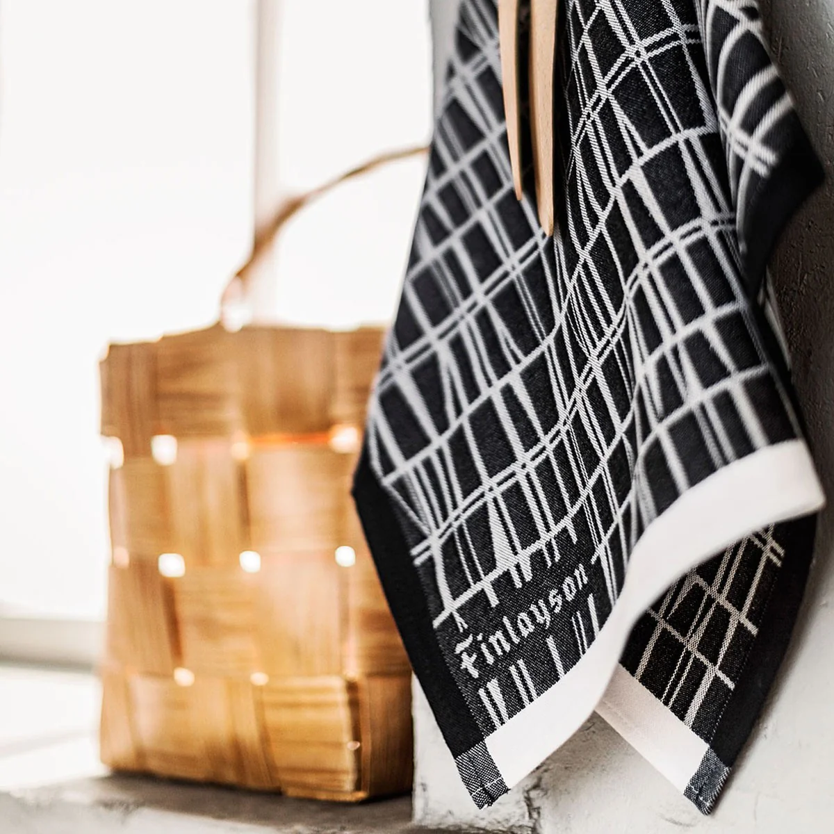 Finlayson Coronna Black Tea Towels Set - Image 4