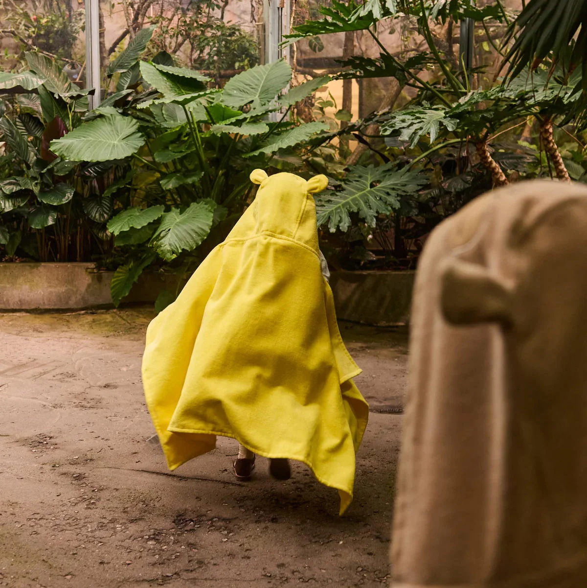 Finlayson Leijona Yellow Hooded Children's Towel - Image 2