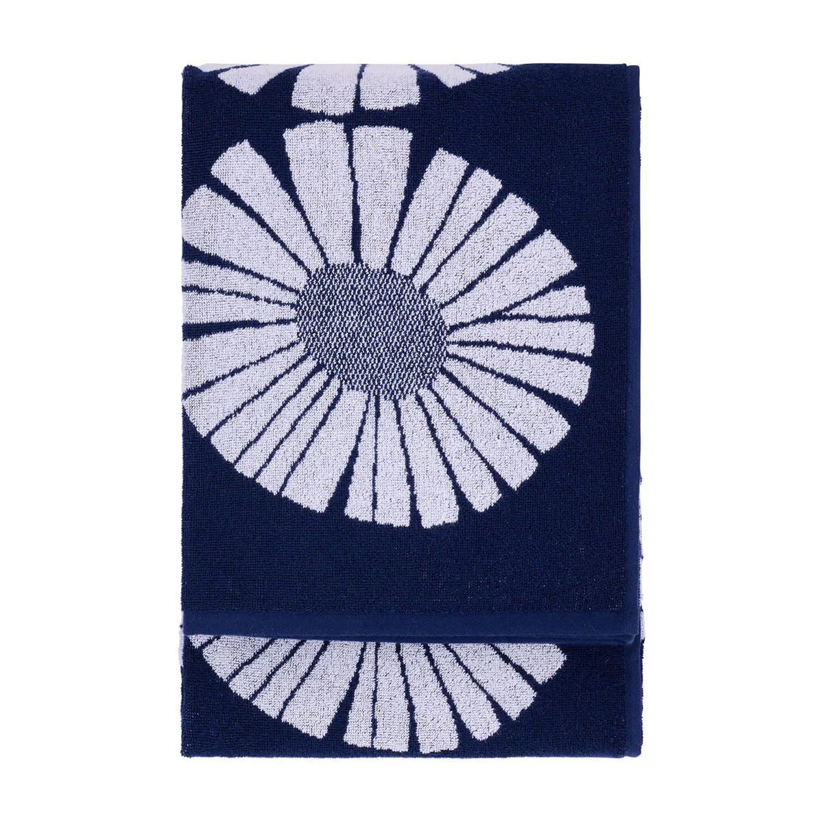Finlayson Valo Dark Blue / White Bath Towel - Image 3