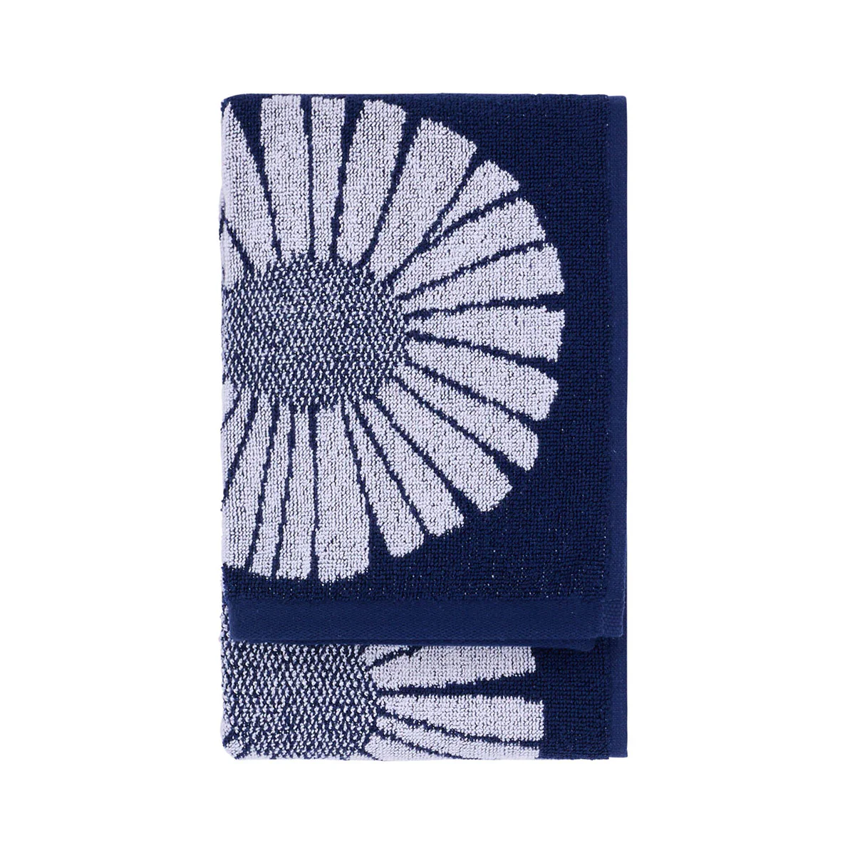 Finlayson Valo Dark Blue / White Hand Towel - Image 3