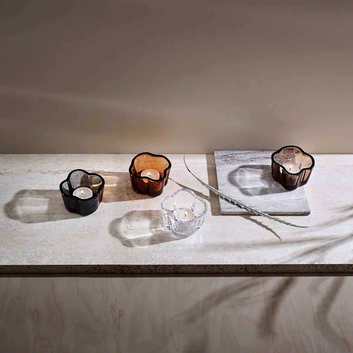 iittala Aalto Clear Candle Holder - Image 2