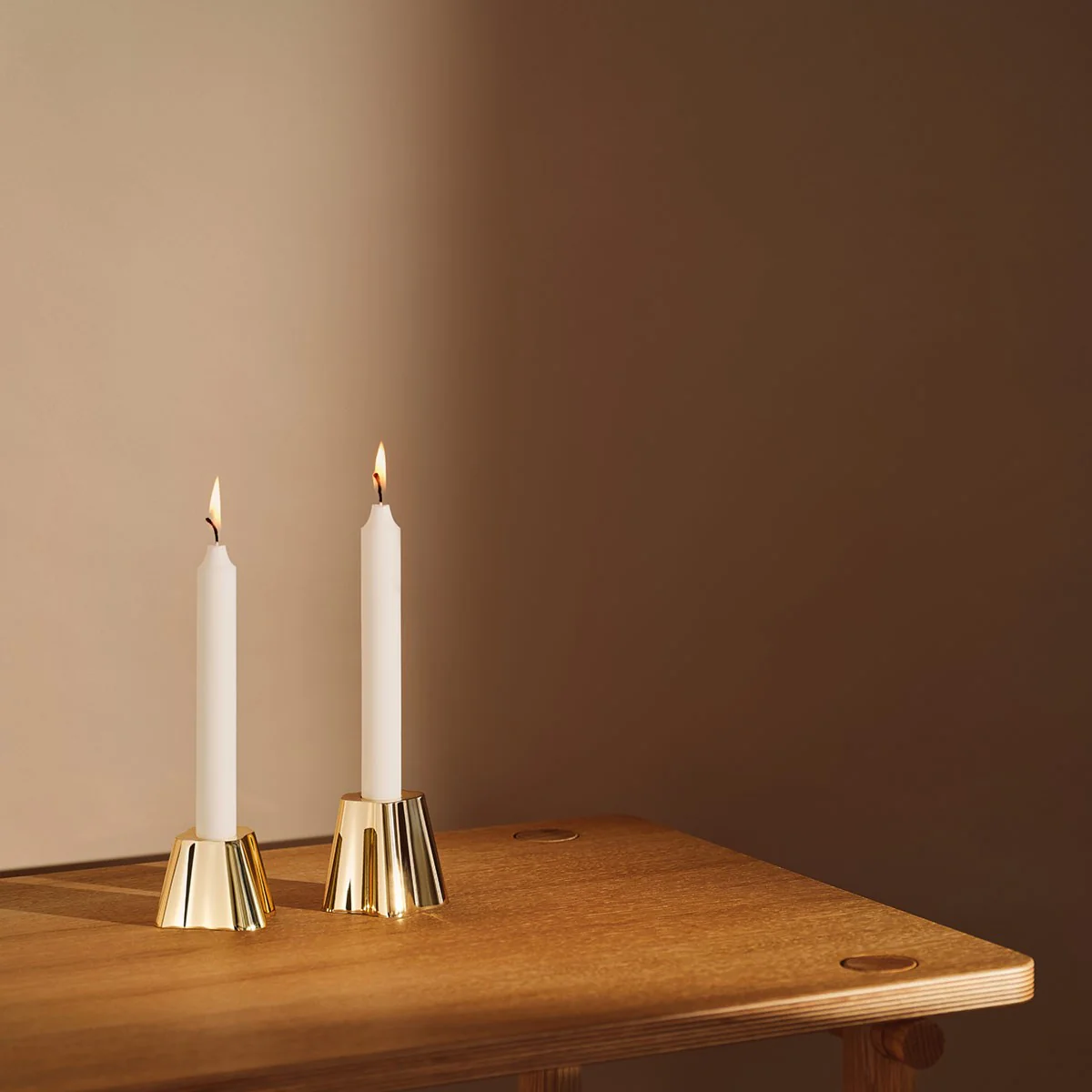 iittala Aalto Brass Candle Holder - 2" - Image 2