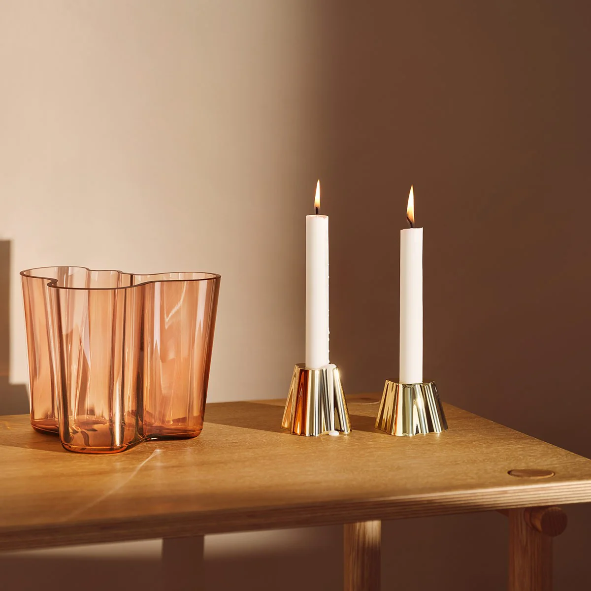 iittala Aalto Brass Candle Holder - 2" - Image 4