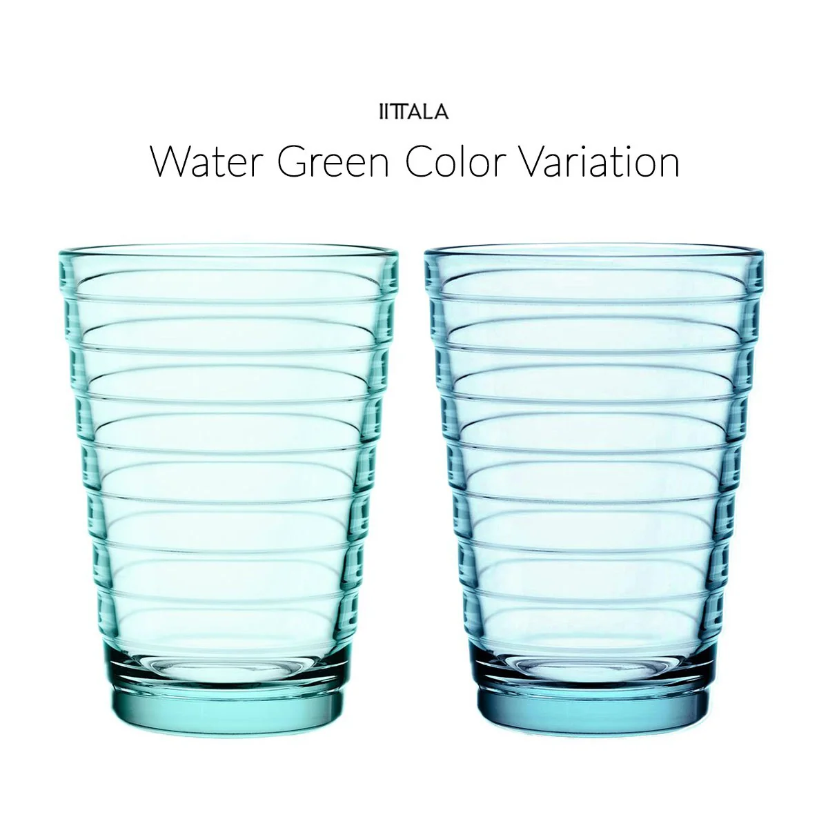 iittala Aino Aalto Water Green Large Tumblers - Set of 2 - Image 3
