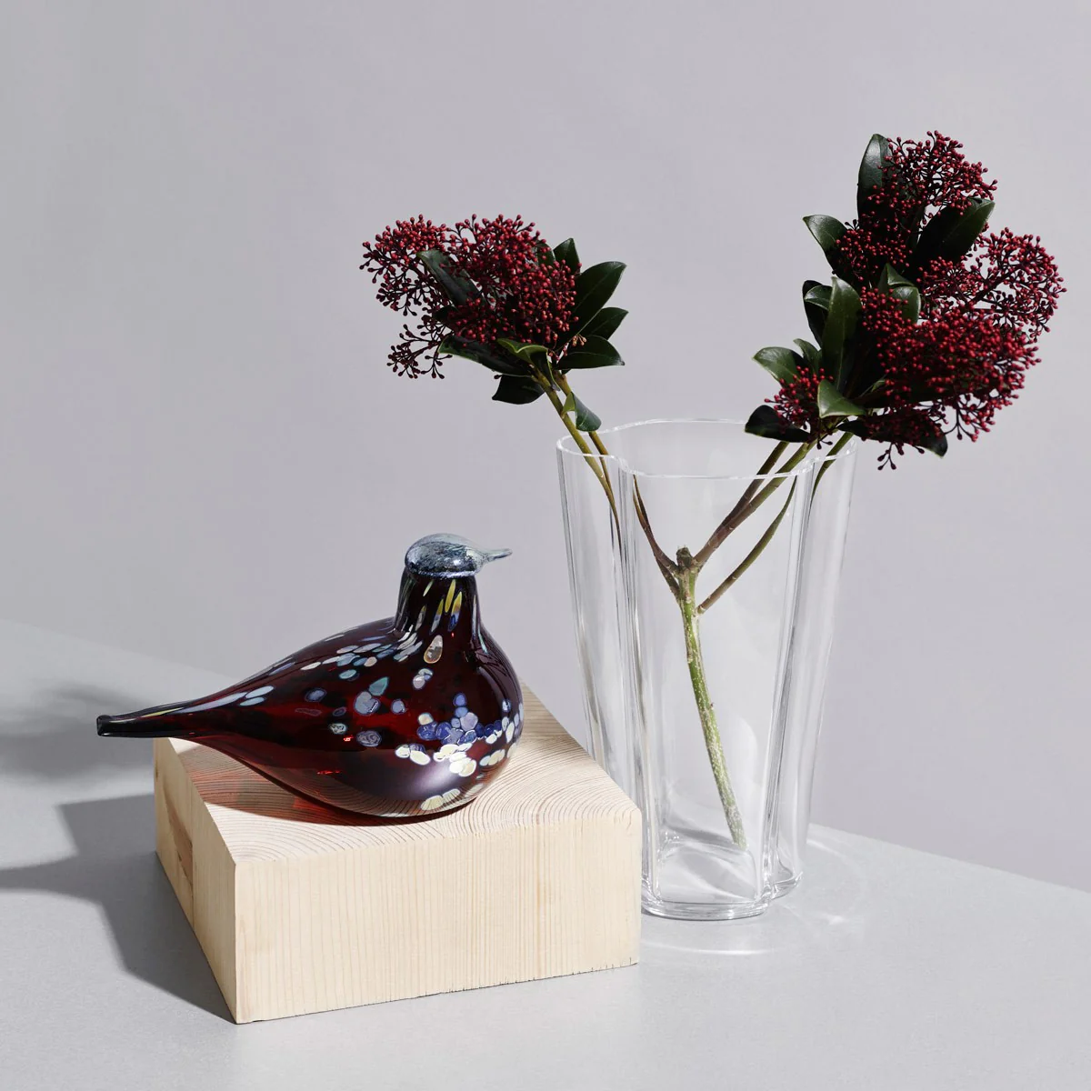 iittala Aalto Clear Vase - 8-3/4" - Image 3