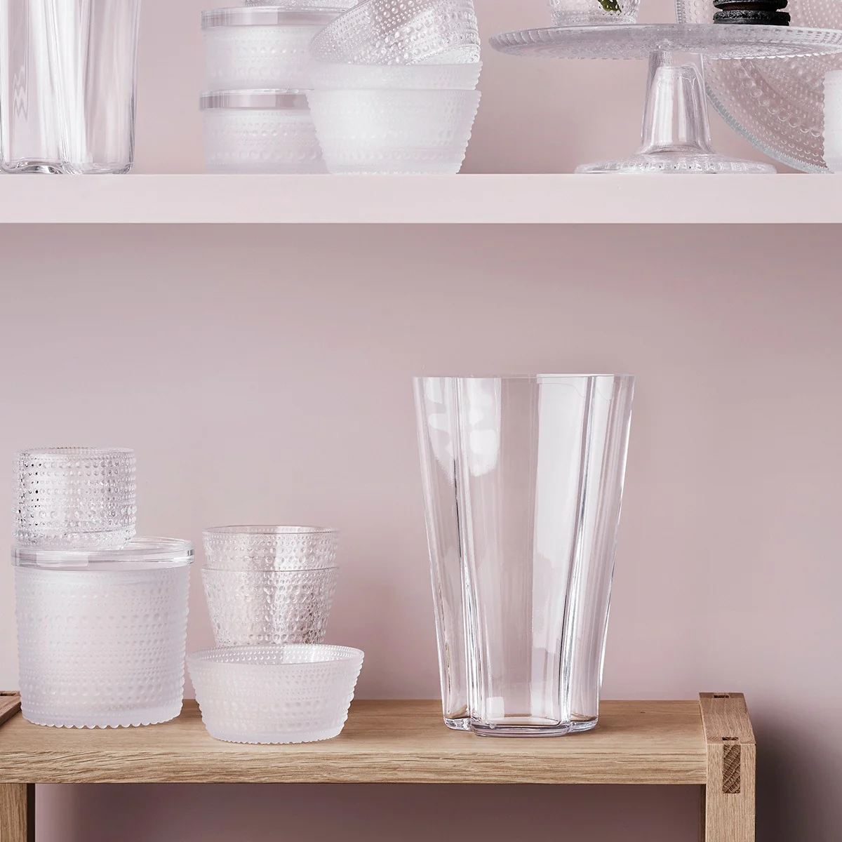iittala Aalto Clear Vase - 8-3/4" - Image 5