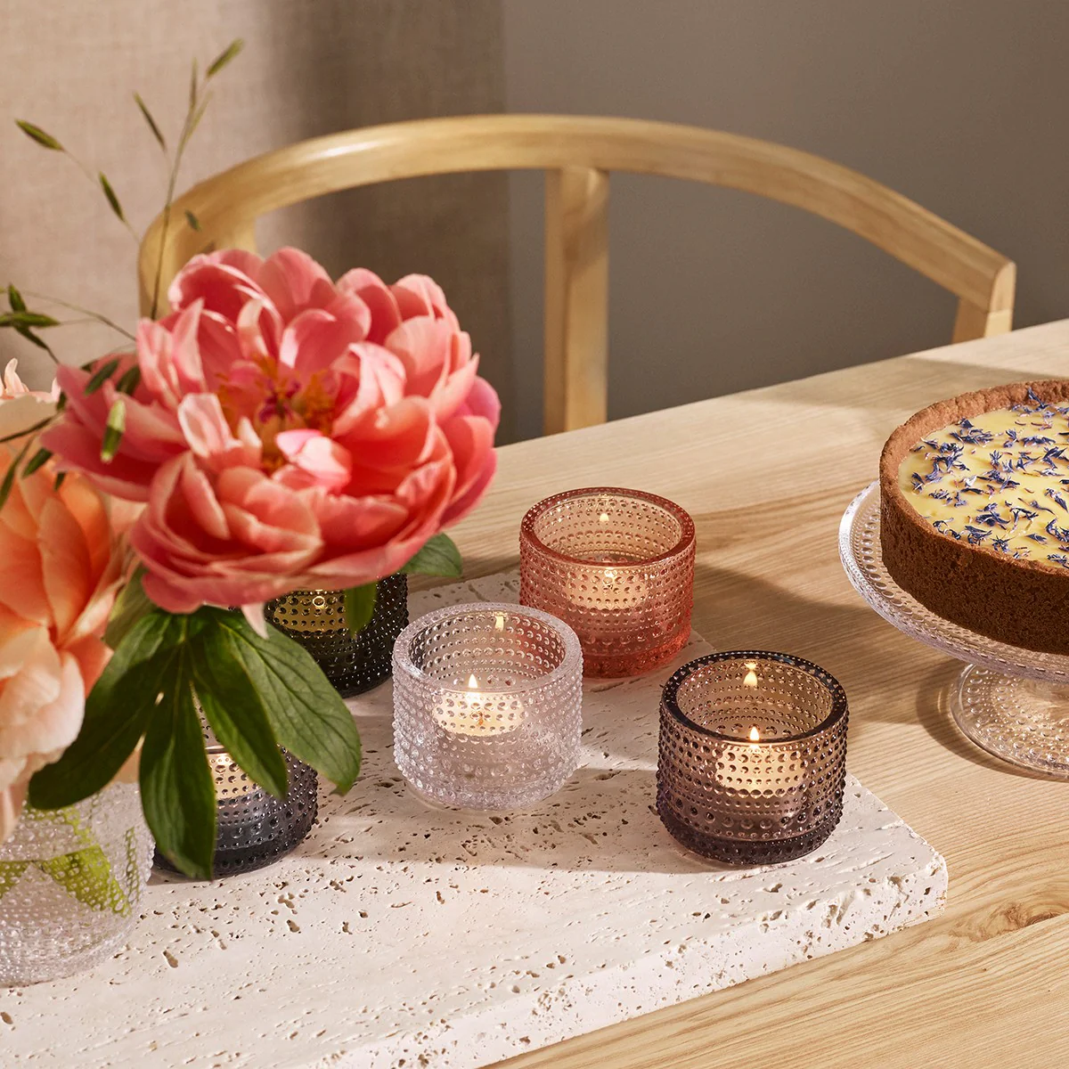 iittala Kastehelmi Clear Candle Holder - Image 2