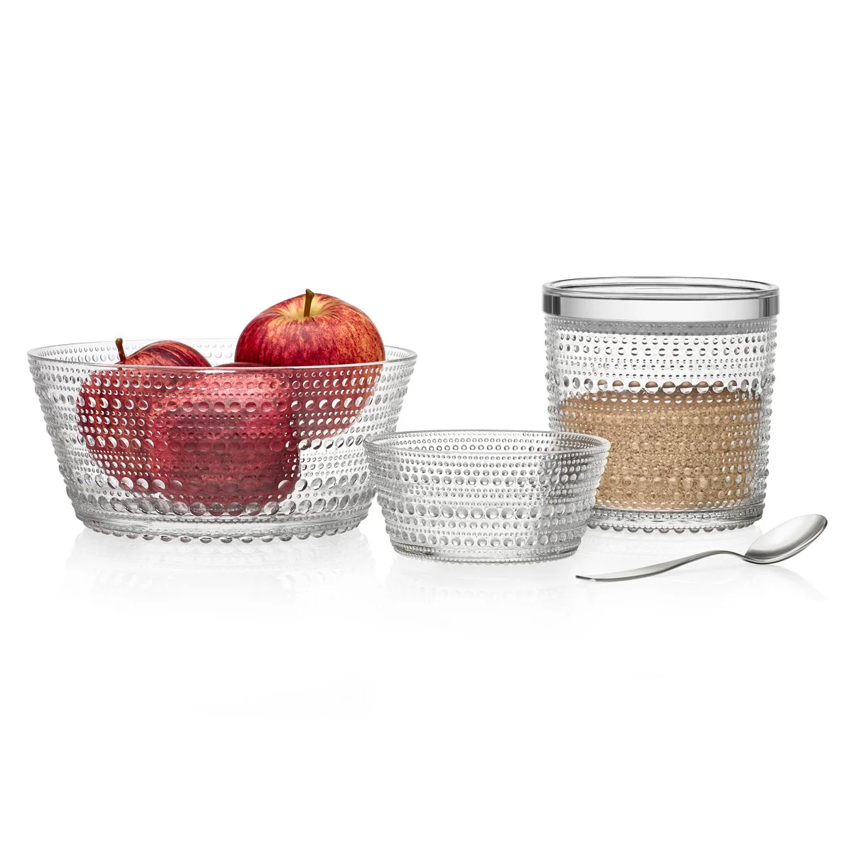 iittala Kastehelmi Clear Small Serving Bowl - Image 3