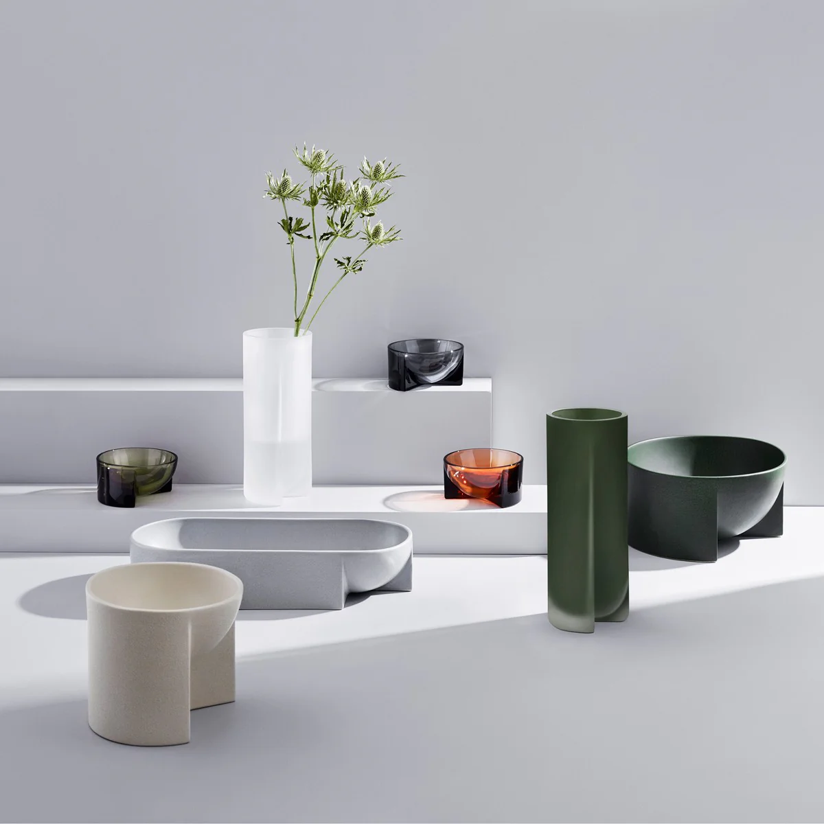 iittala Kuru Light Grey Ceramic Interior Bowl - Image 3