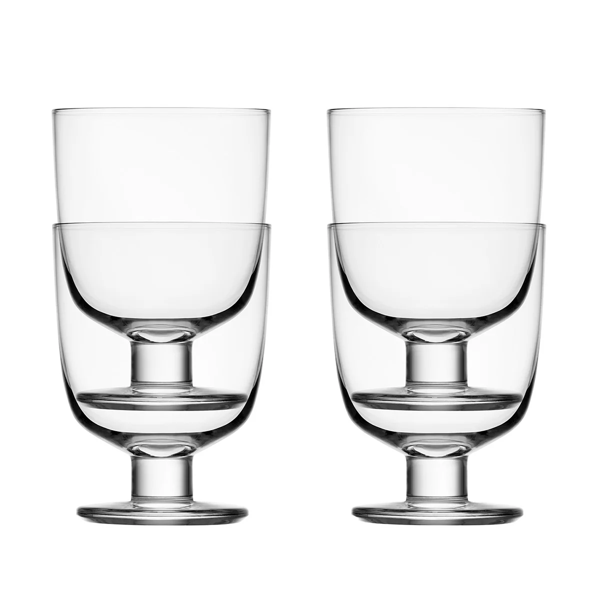 iittala Lempi Clear Glass Goblets - Set of 4 - Image 5