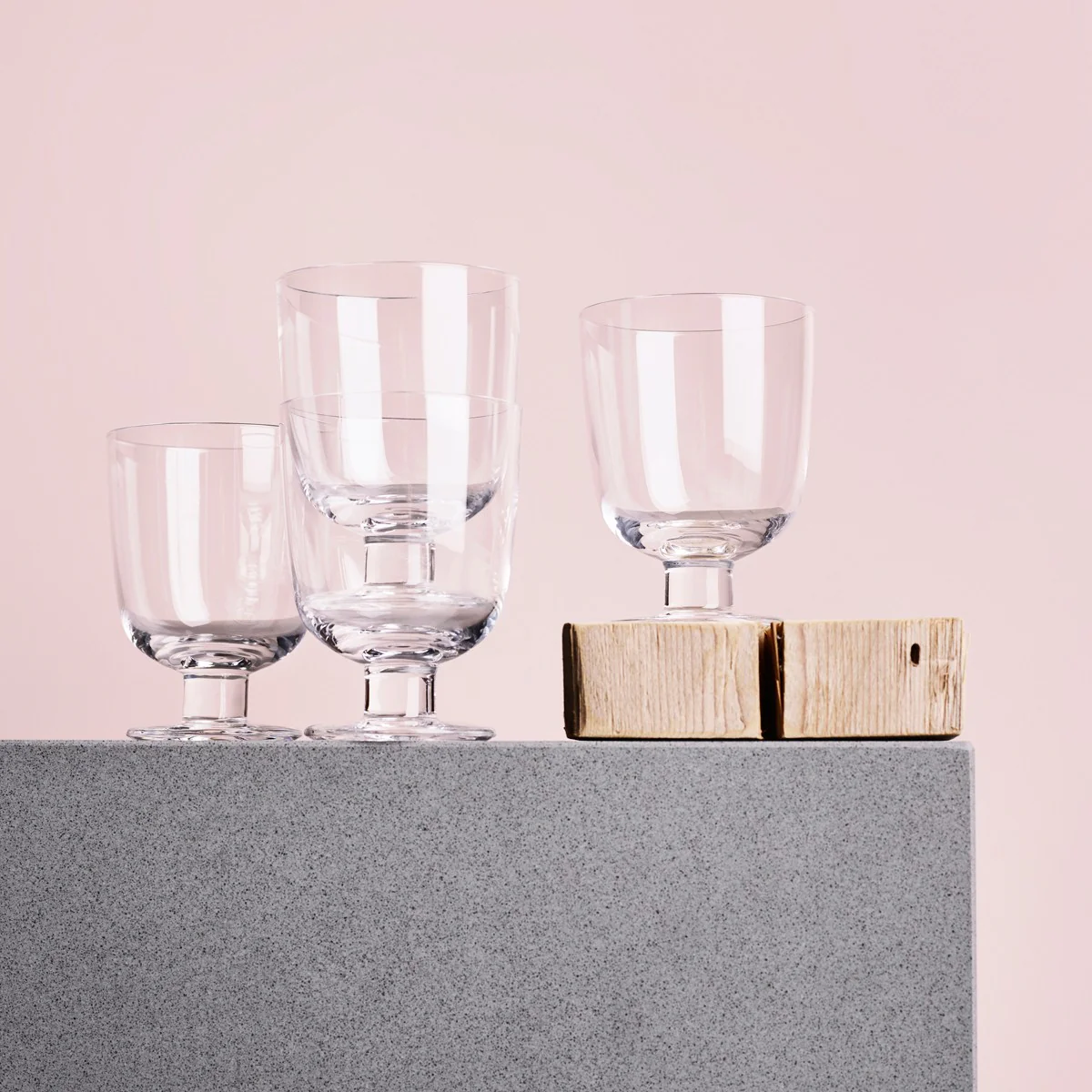 iittala Lempi Clear Glass Goblets - Set of 2 - Image 5