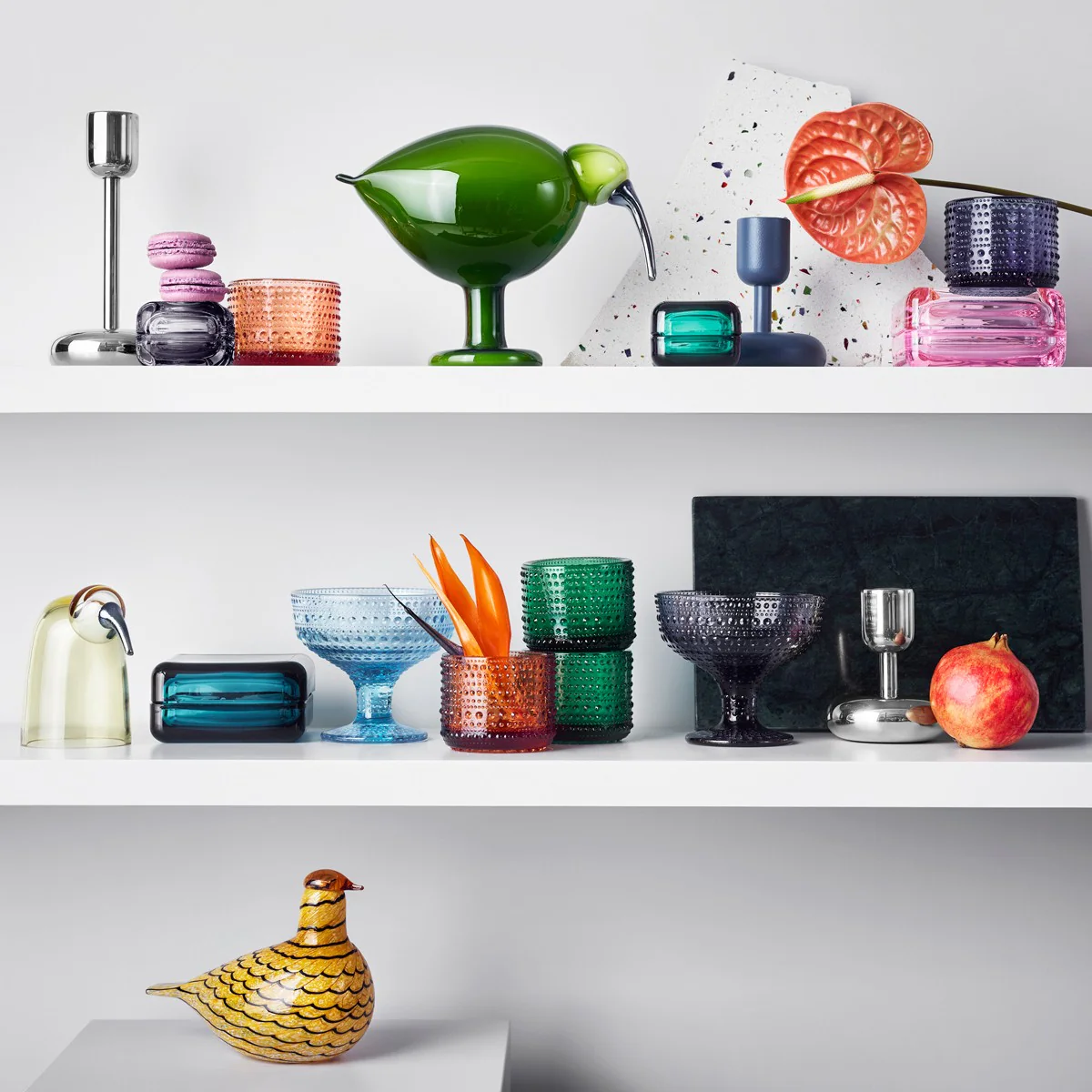 iittala Nappula Stainless Steel Tall Candle Holder - Image 3