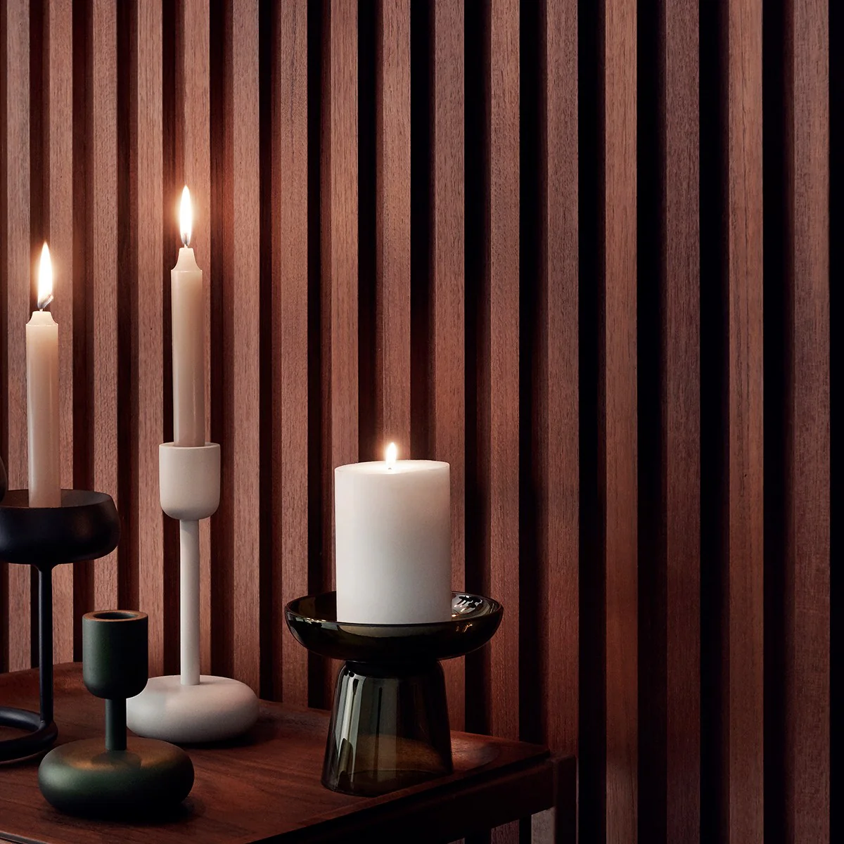 iittala Nappula White Tall Candle Holder - Image 3