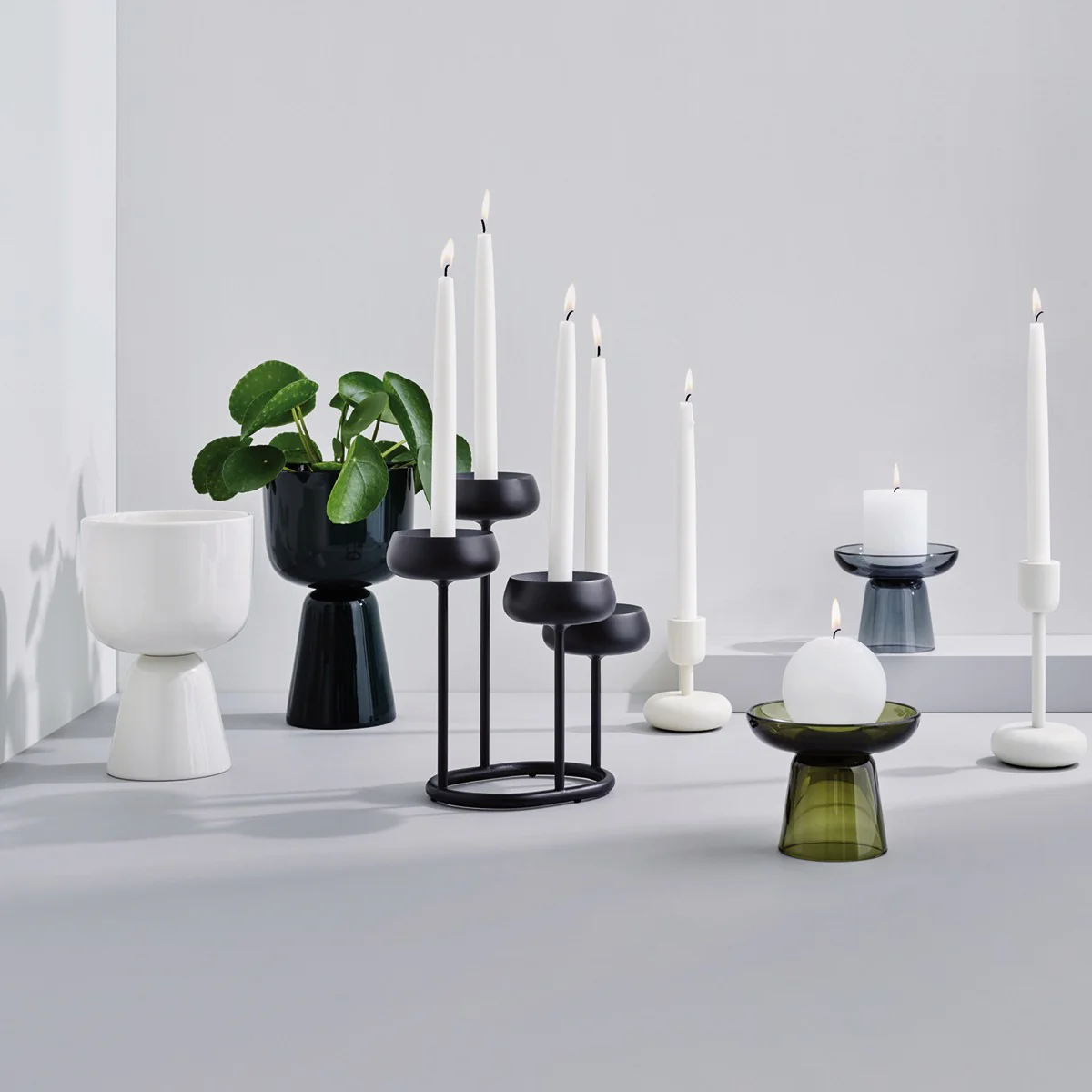 iittala Nappula White Short Plant Pot - Image 4