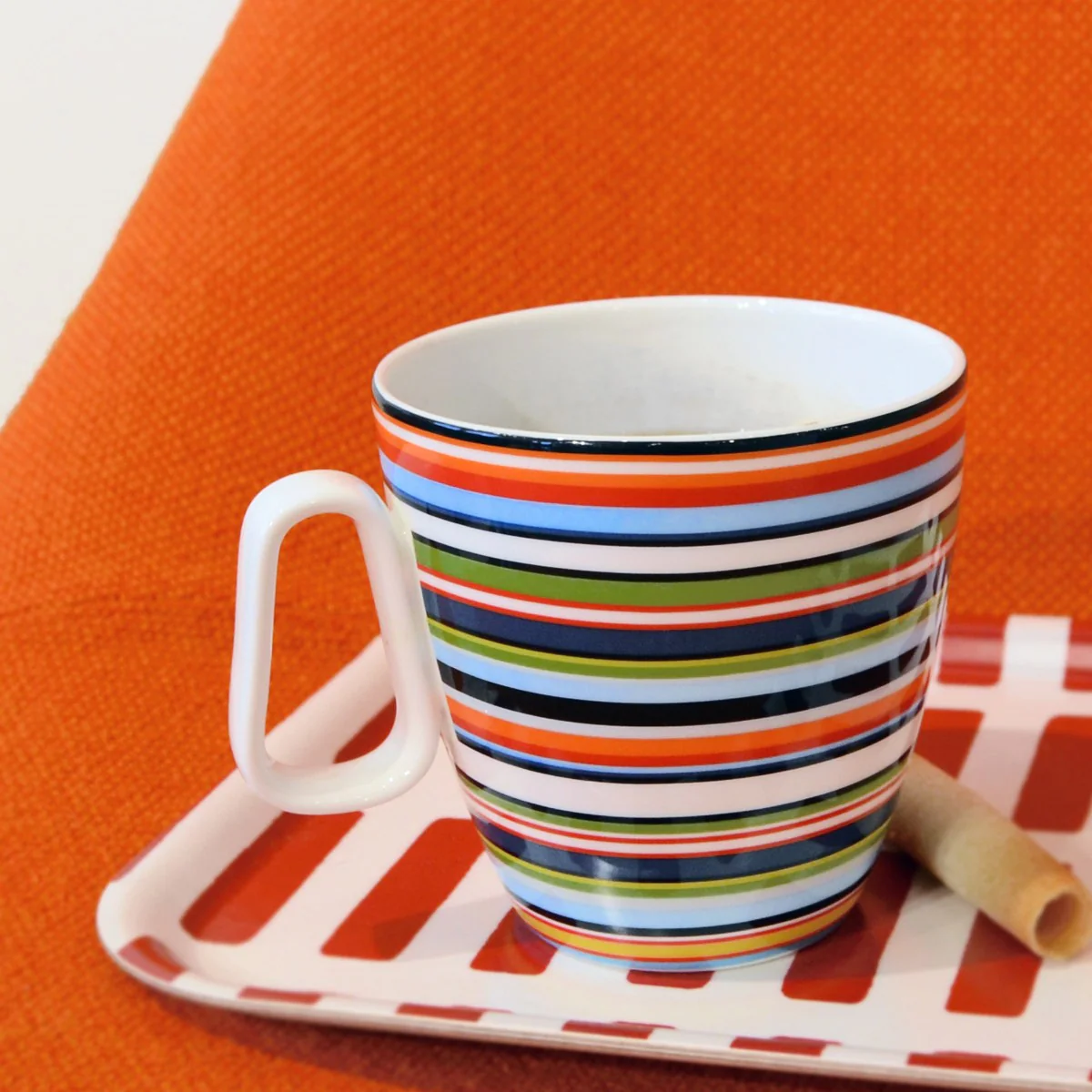 iittala Origo Orange Mug with Handle - Image 3