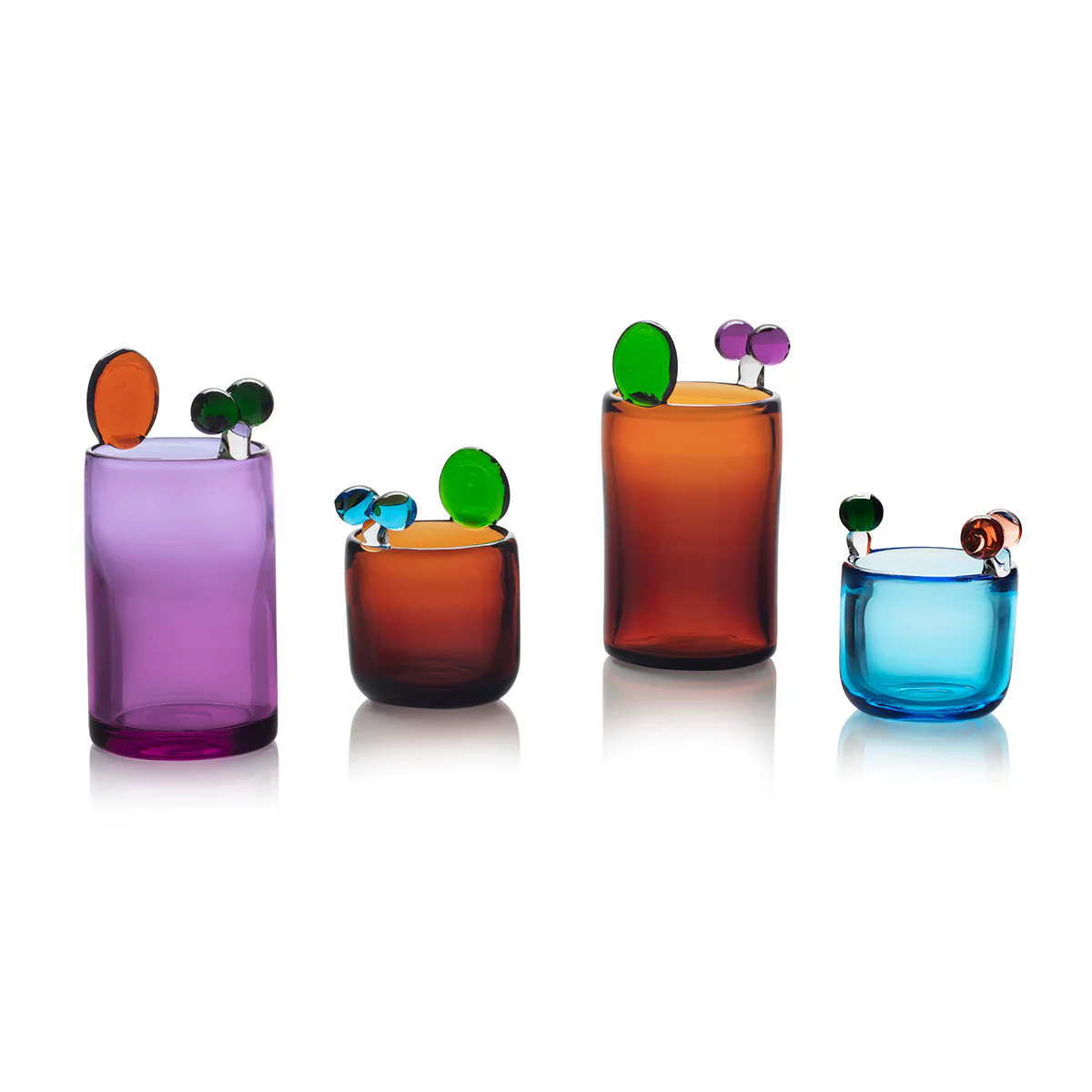 iittala PomPom Amethyst Glass Vase - Image 3
