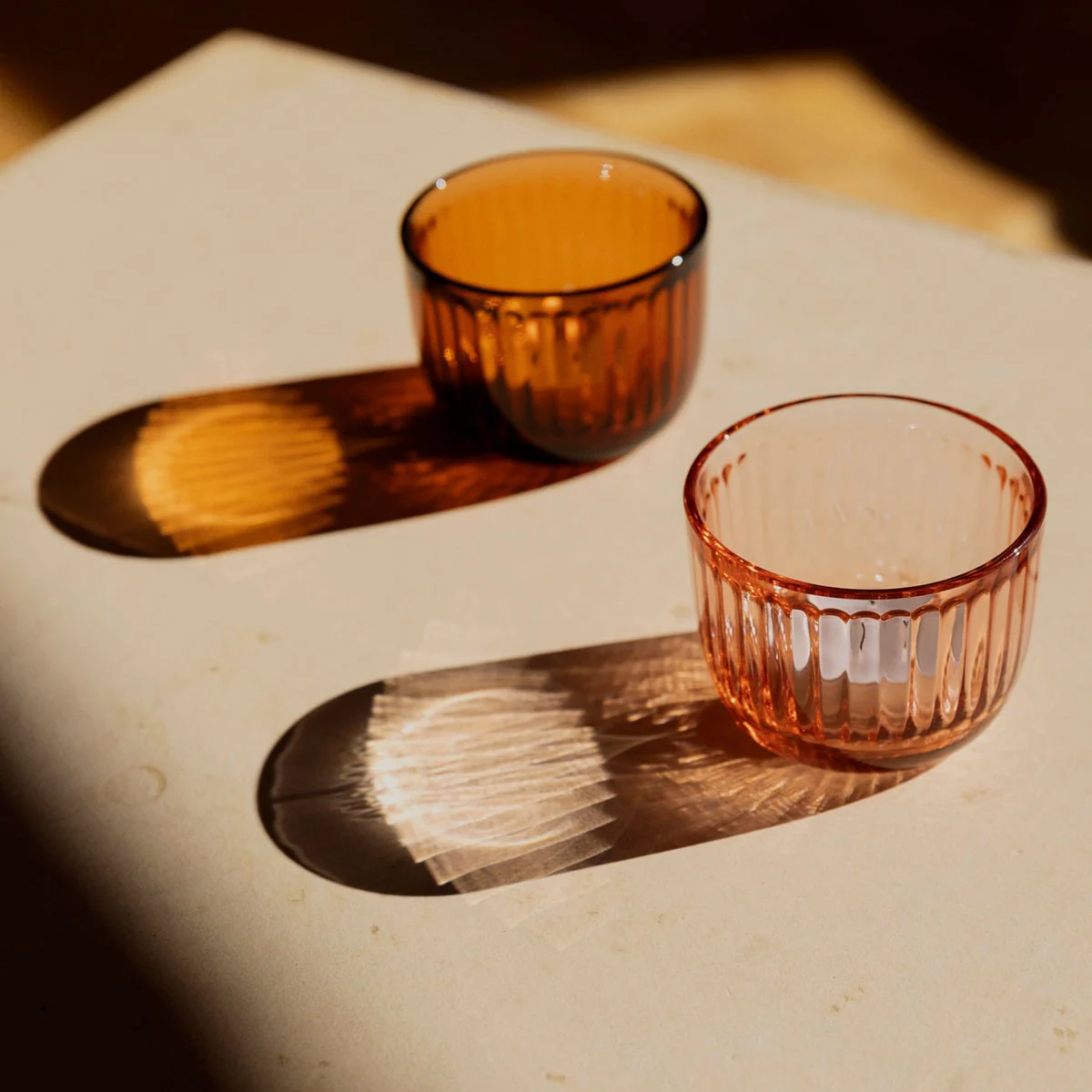 iittala Raami Salmon Pink Candle Holder - Image 2