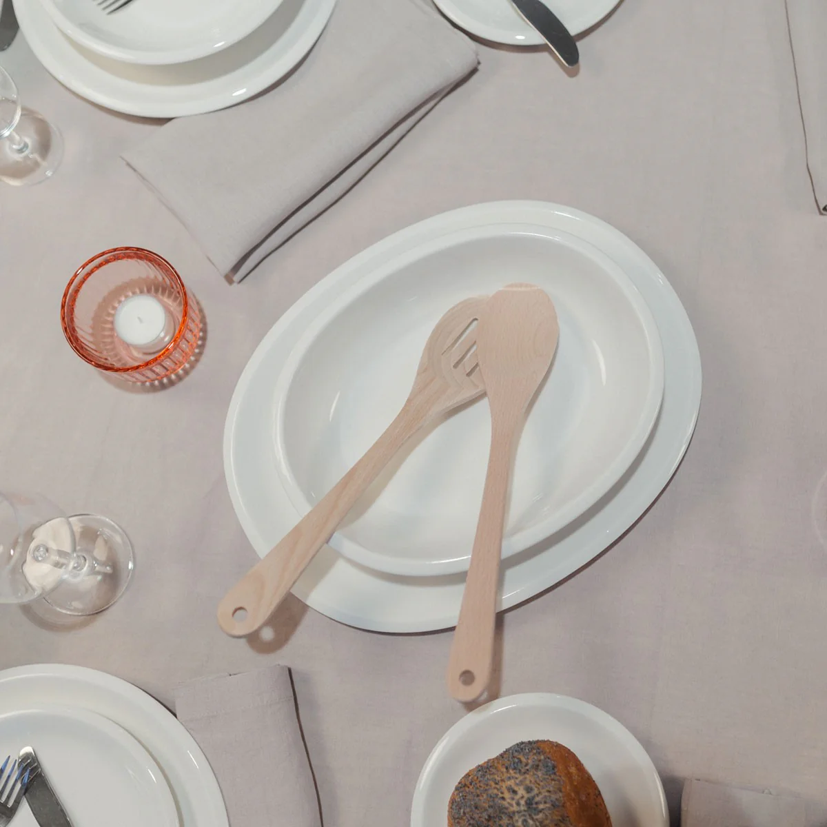 iittala Raami Salmon Pink Candle Holder - Image 4