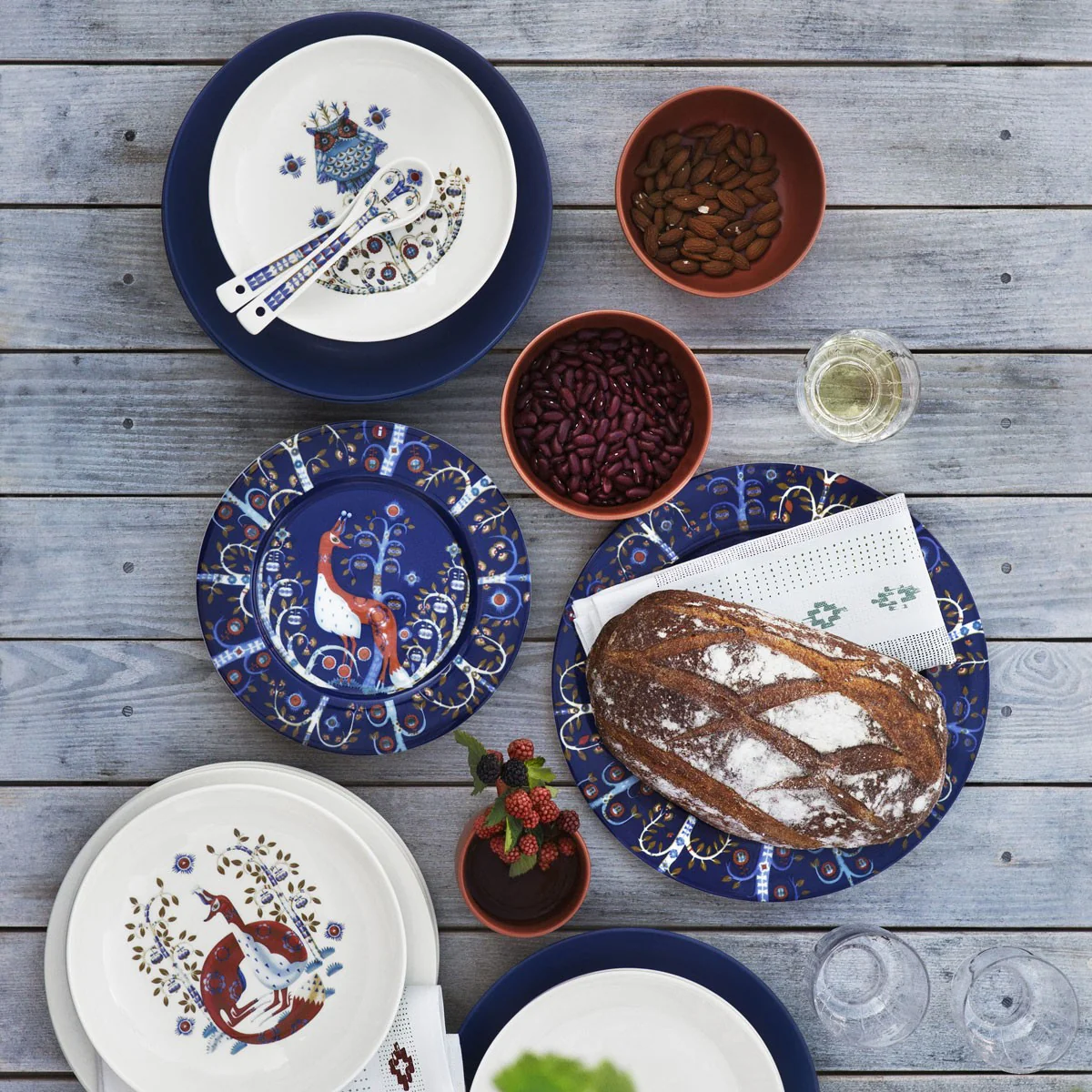 iittala Taika Blue Salad Plate - Image 2