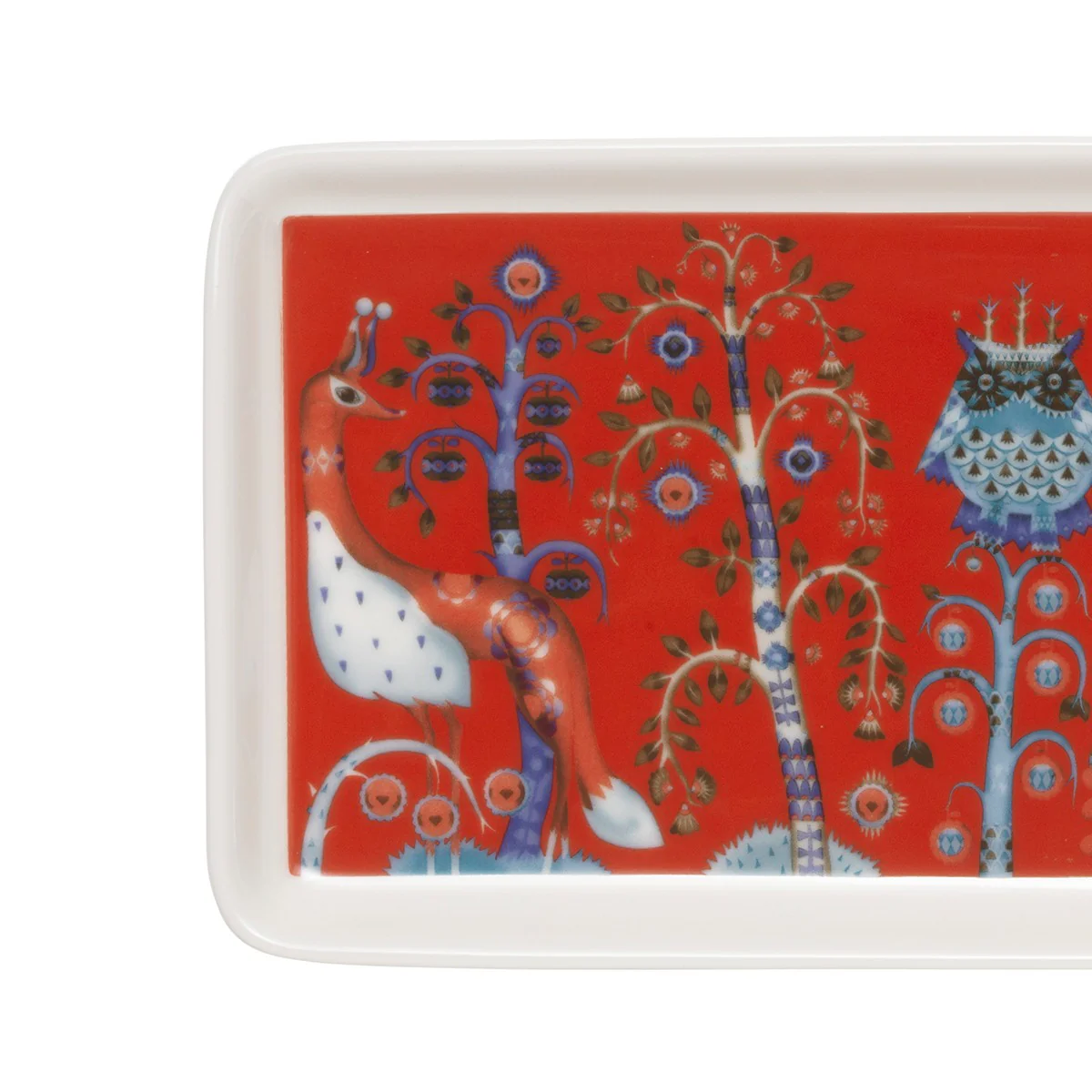 iittala Taika Red Rectangle Plate - Image 4
