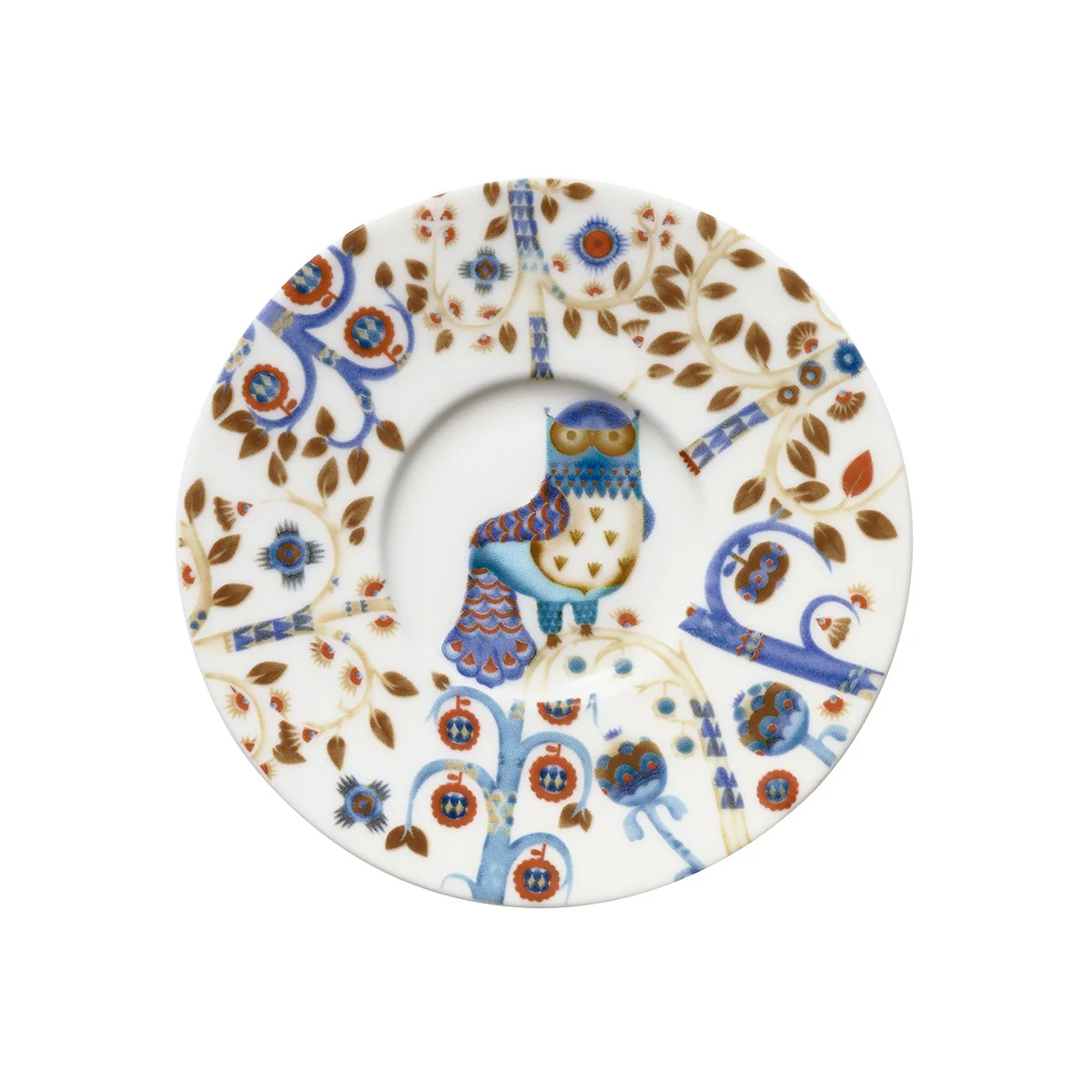 iittala Taika White / Blue Espresso Cup and Saucer - Image 3