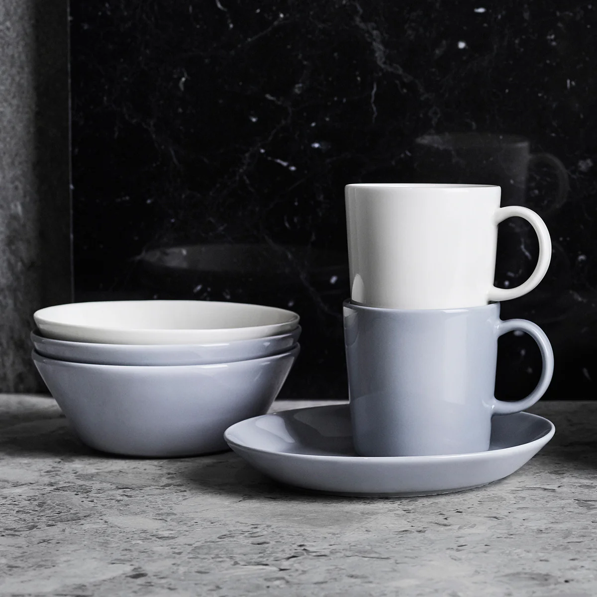 iittala Teema Grey Salad Plate - Image 3
