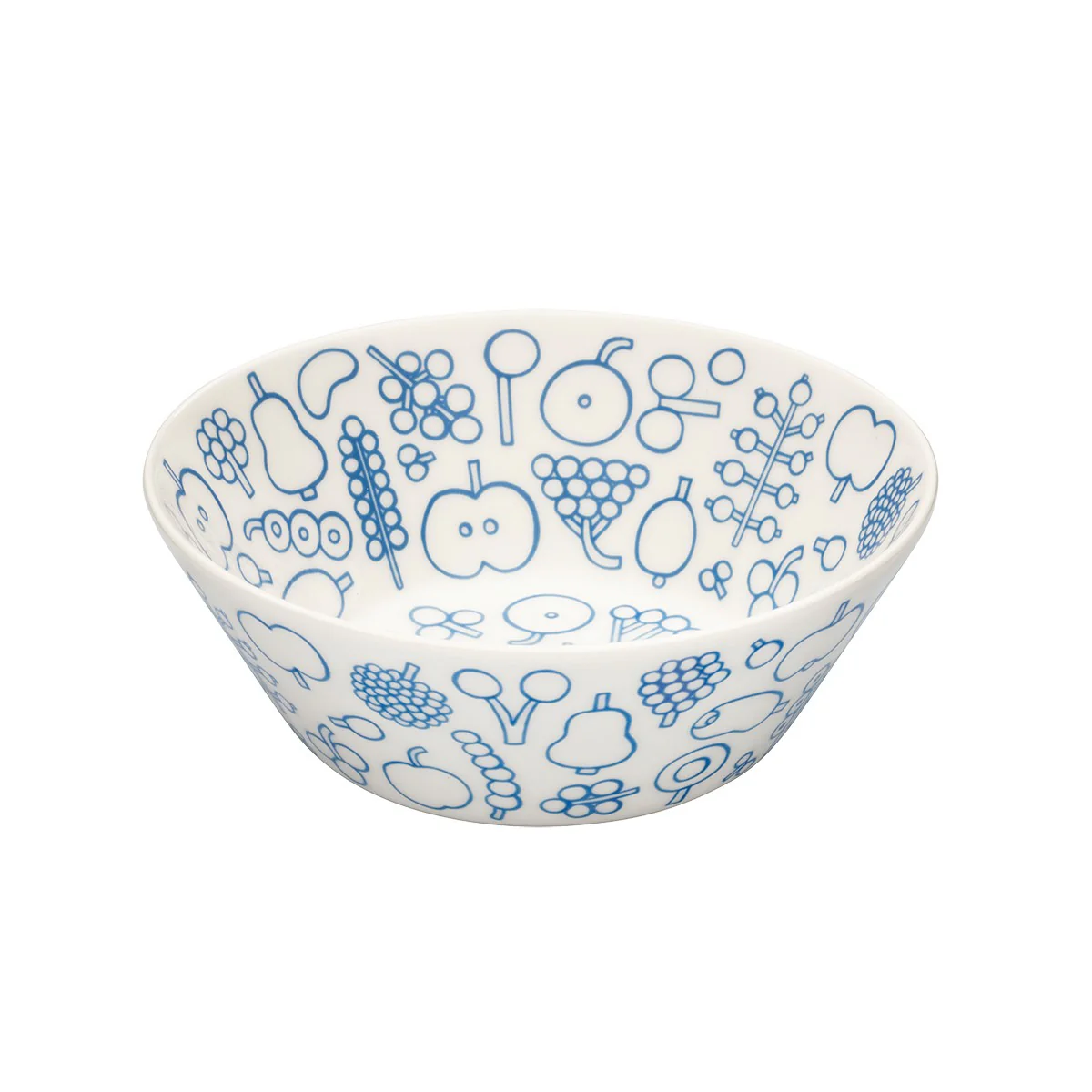 iittala Toikka Frutta White / Blue Bowl - Image 3