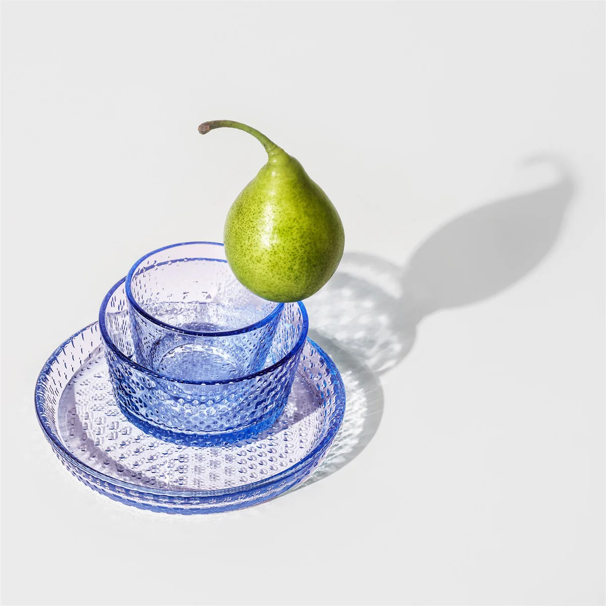 iittala Tundra Aqua Small Glass Plate - Image 2