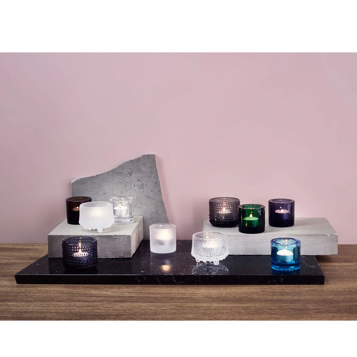 iittala Ultima Thule Clear Candle Holder - Image 2