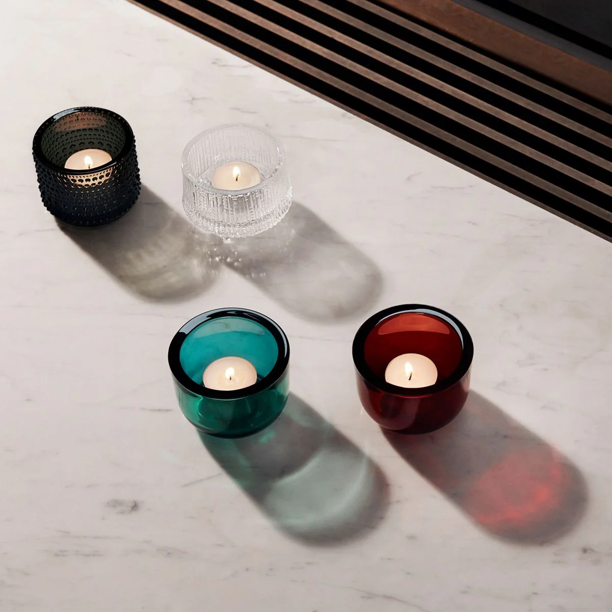iittala Ultima Thule Clear Candle Holders - Set of 2 - Image 6