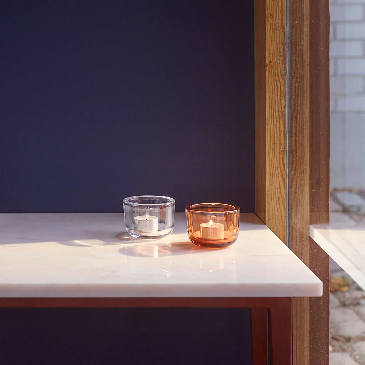 iittala Valkea Seville Orange Tealight Candle Holder - Image 2