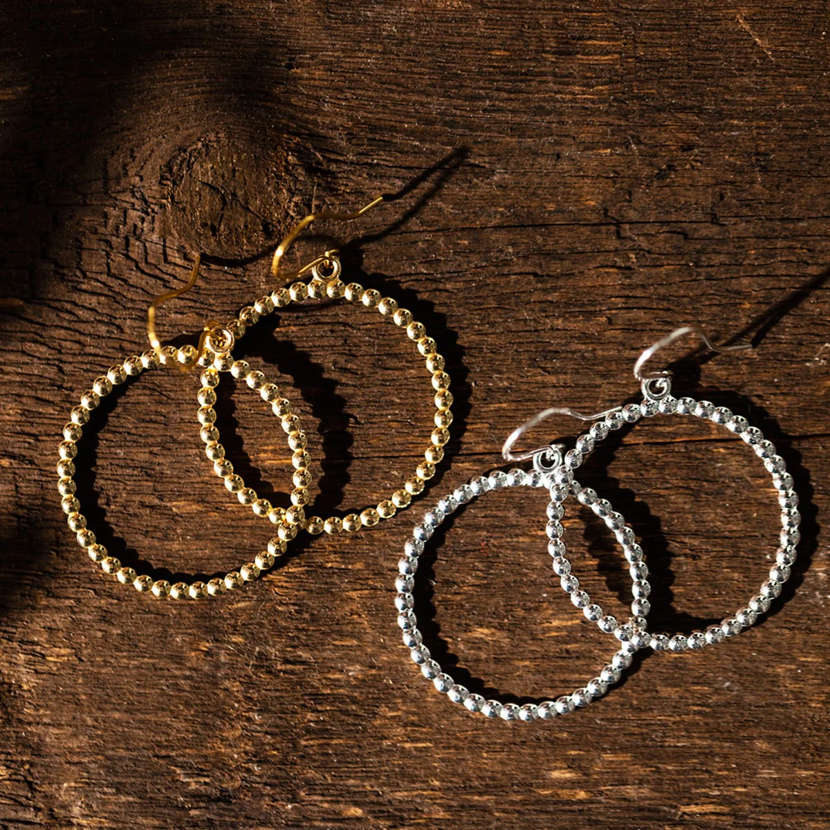 Kalevala Circle of Light Silver Earrings - Image 3
