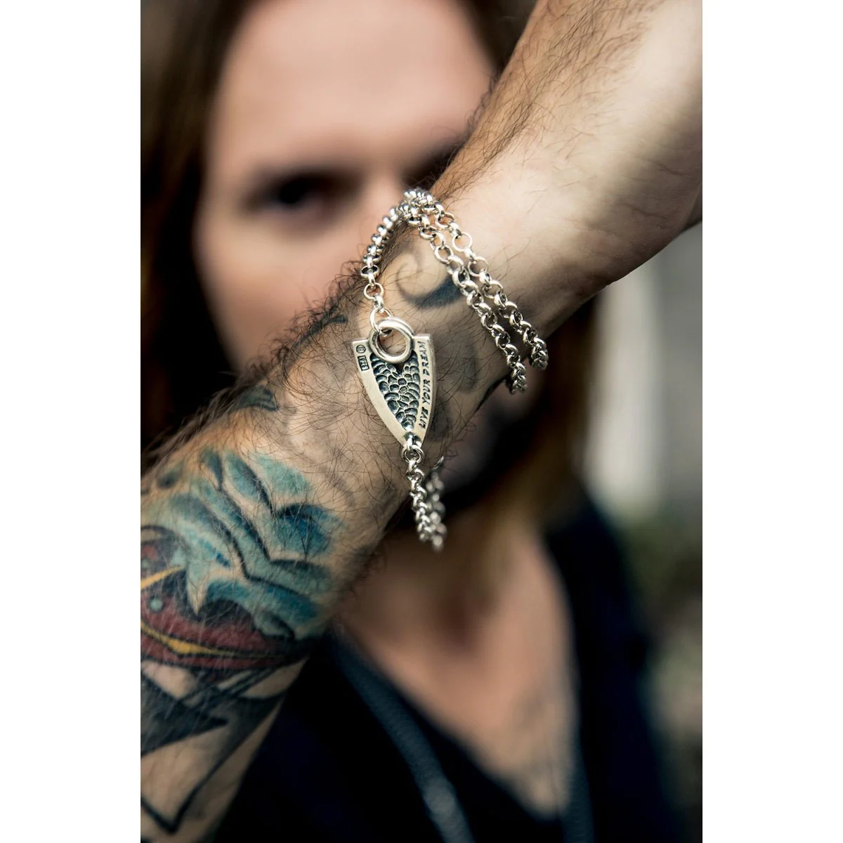 Kalevala Live Hard Live Your Dream Silver Bracelet - Image 4
