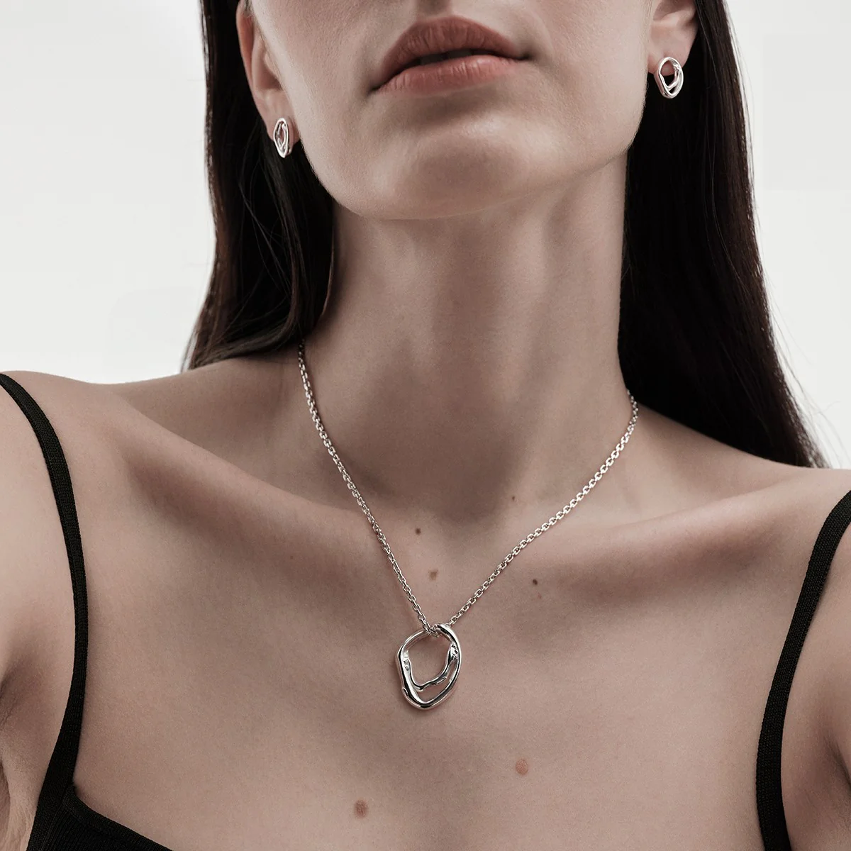Kalevala Mannyt Silver Earrings - Image 4