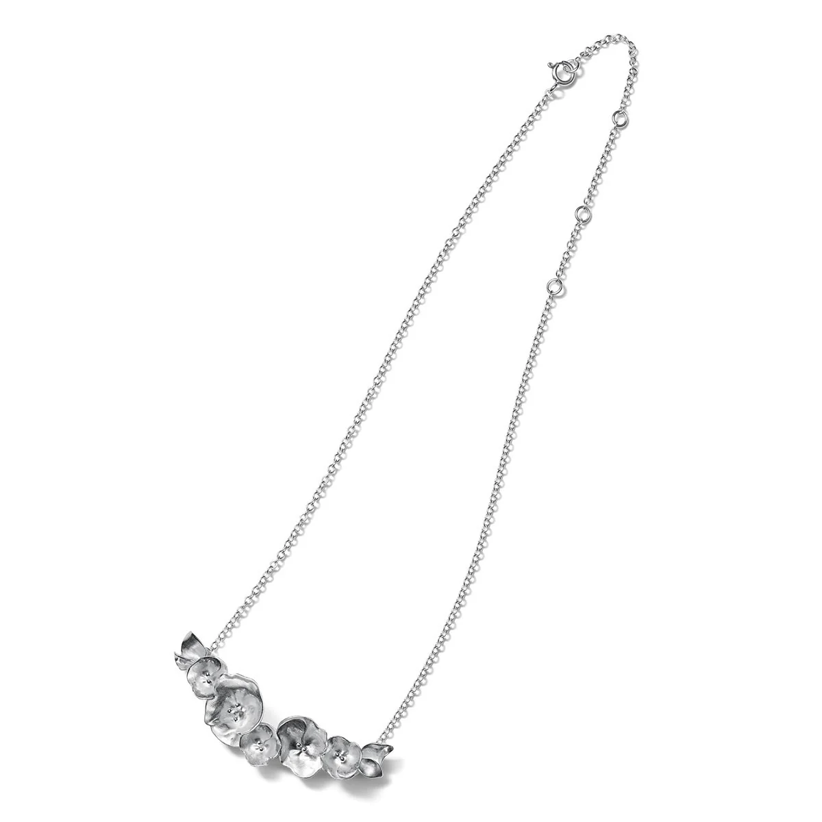 Kalevala Summer Night Rose Silver Necklace - Image 3