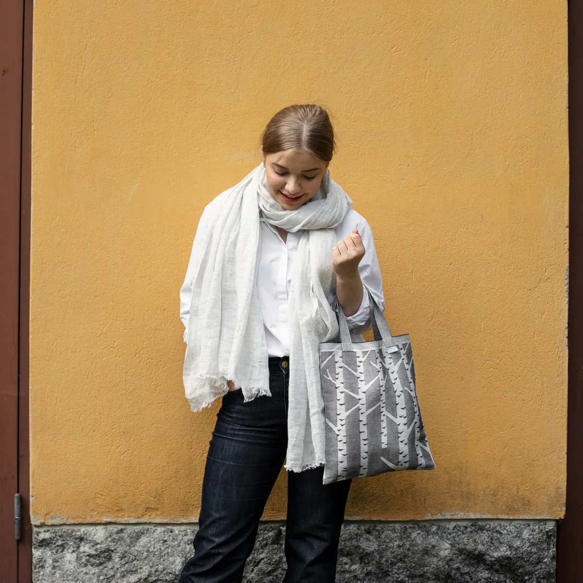 Lapuan Kankurit Koivu Small Grey Bag - Image 3