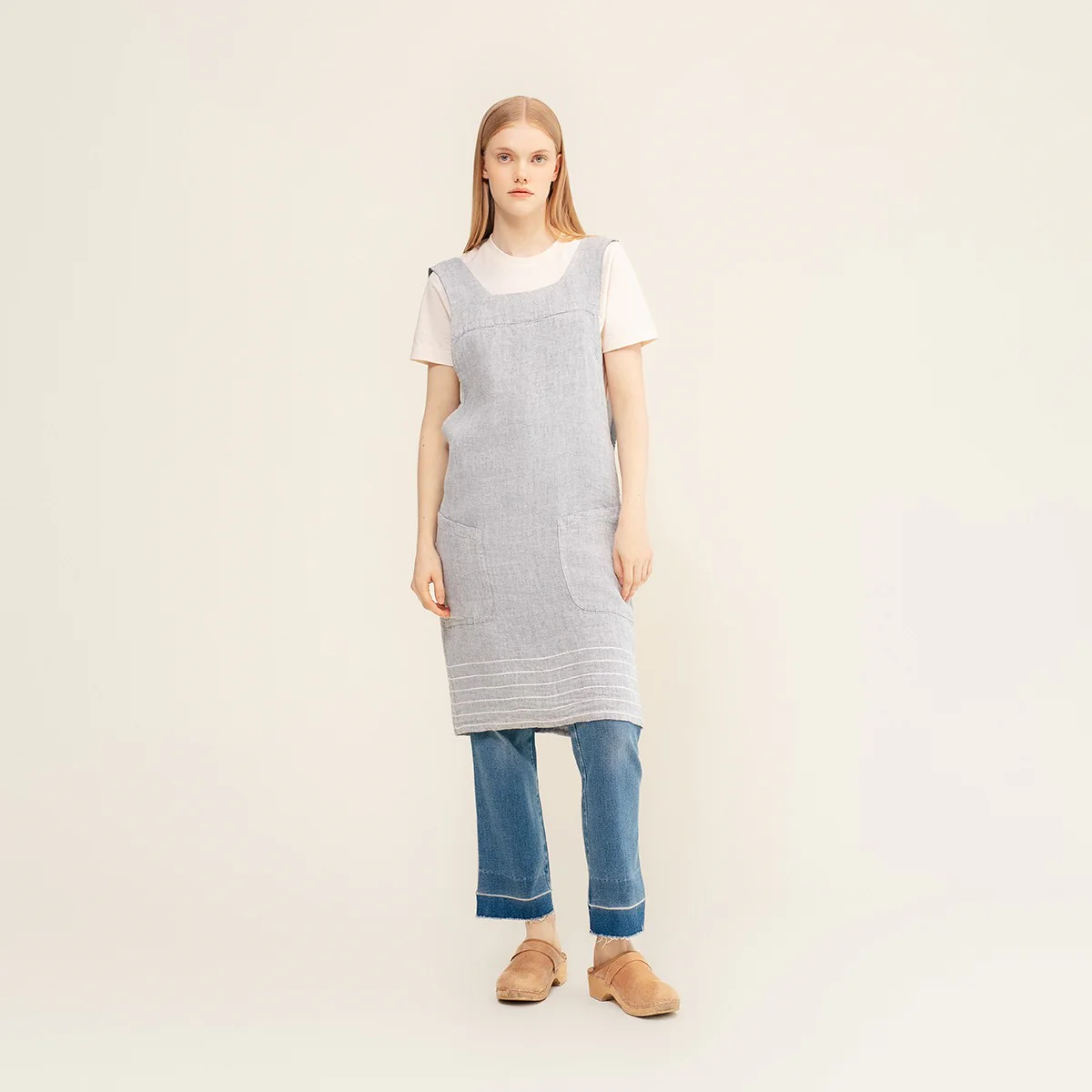 Lapuan Kankurit Kaste Grey Pinny Apron - Image 3