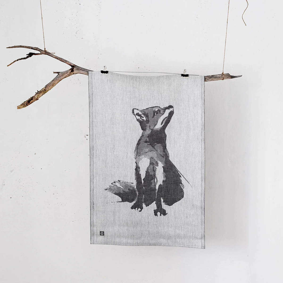 Lapuan Kankurit Kettu Grey Tea Towel - Image 3