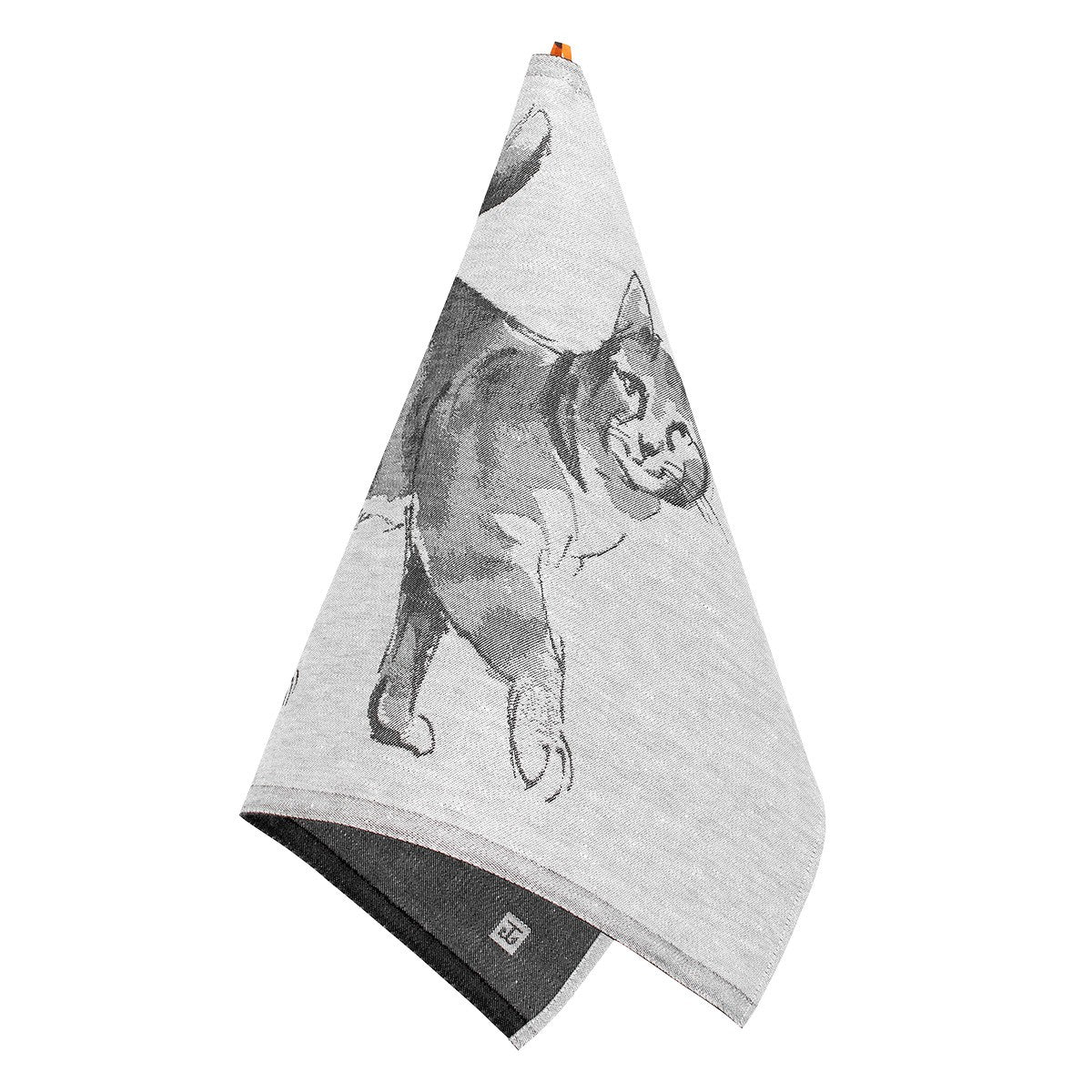 Lapuan Kankurit x Teemu Jarvi Kissa White / Black Tea Towel - Image 3