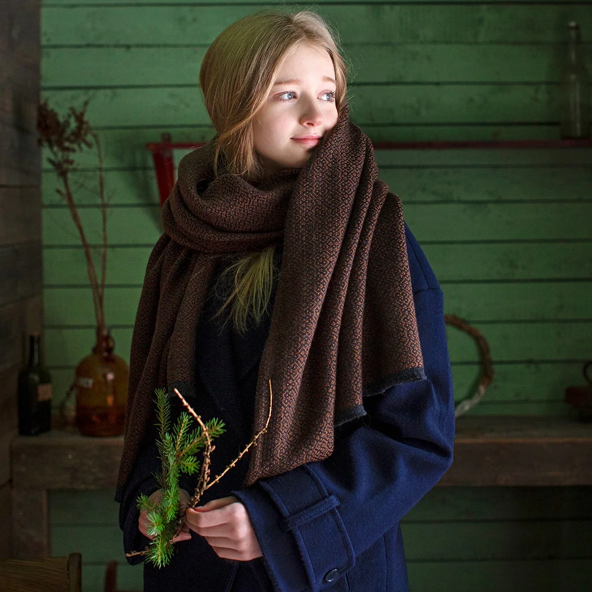 Lapuan Kankurit Koli Brown / Black Scarf - Image 3