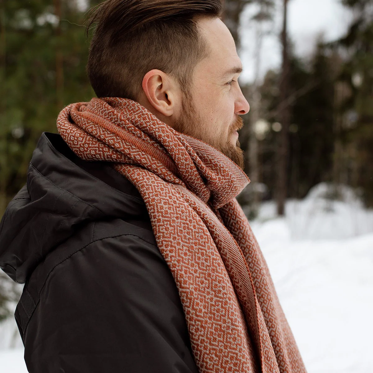 Lapuan Kankurit Koli Cinnamon Scarf - Image 2