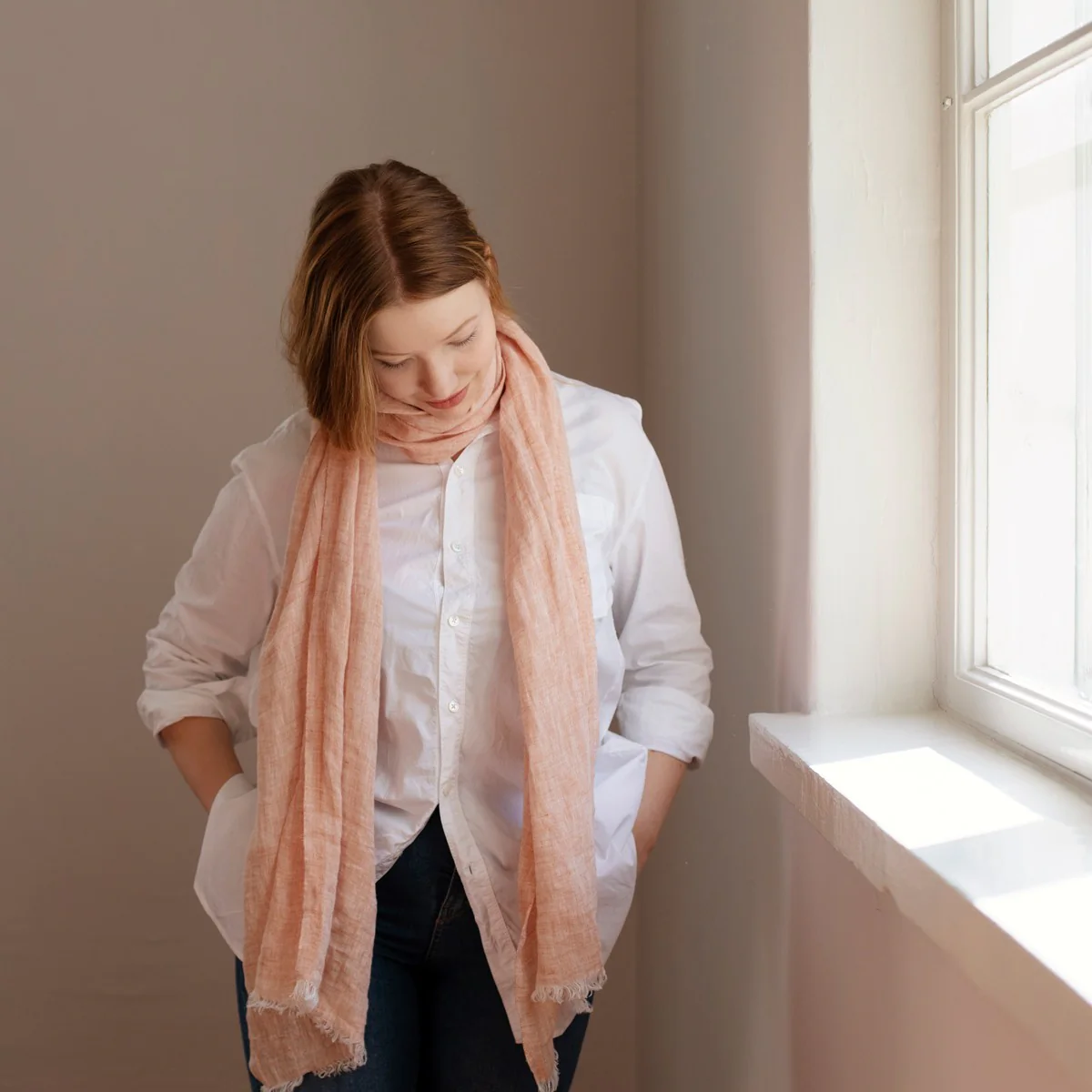 Lapuan Kankurit Lempi Cinnamon Scarf - Image 5